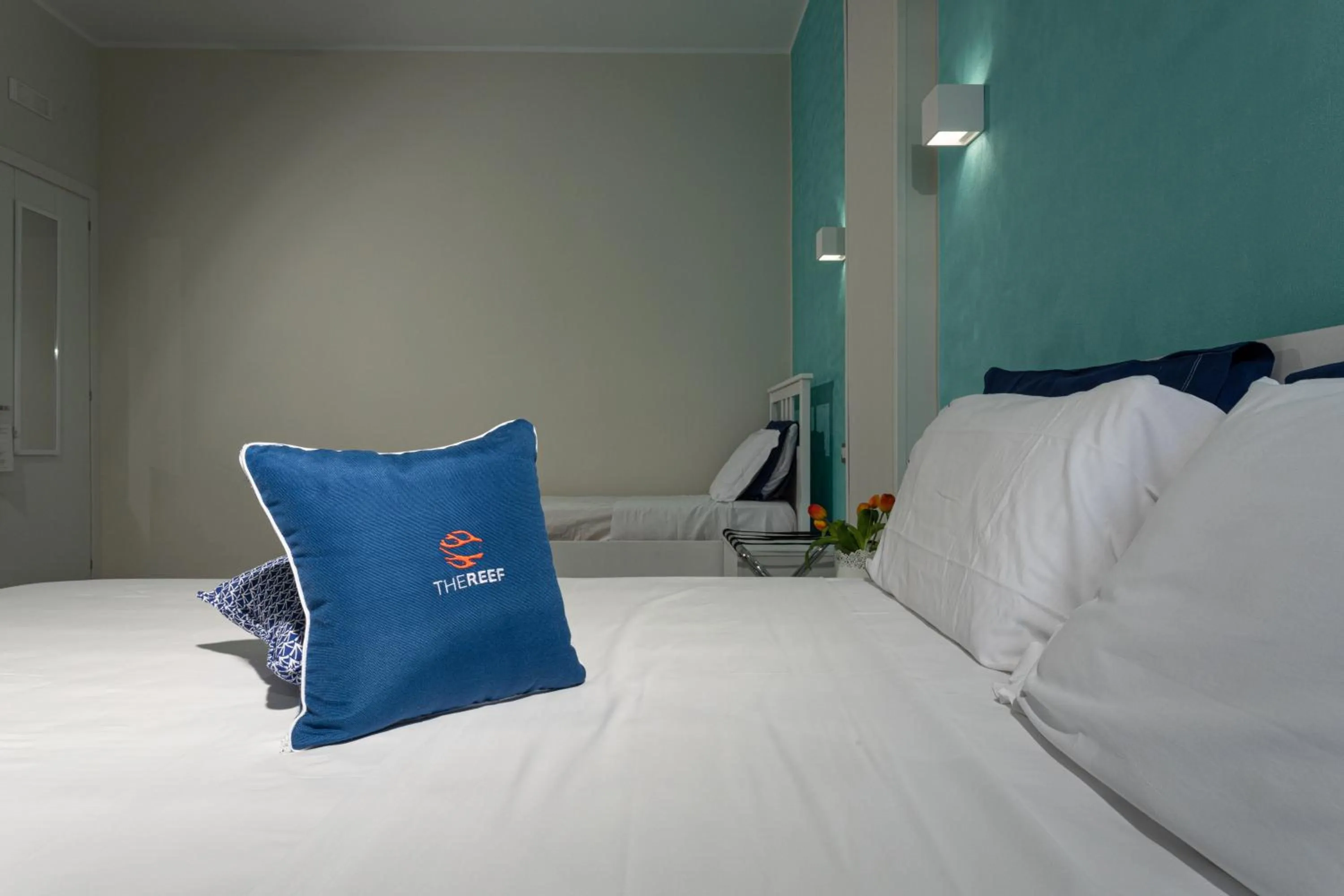 Decorative detail, Bed in The Reef Sorrento