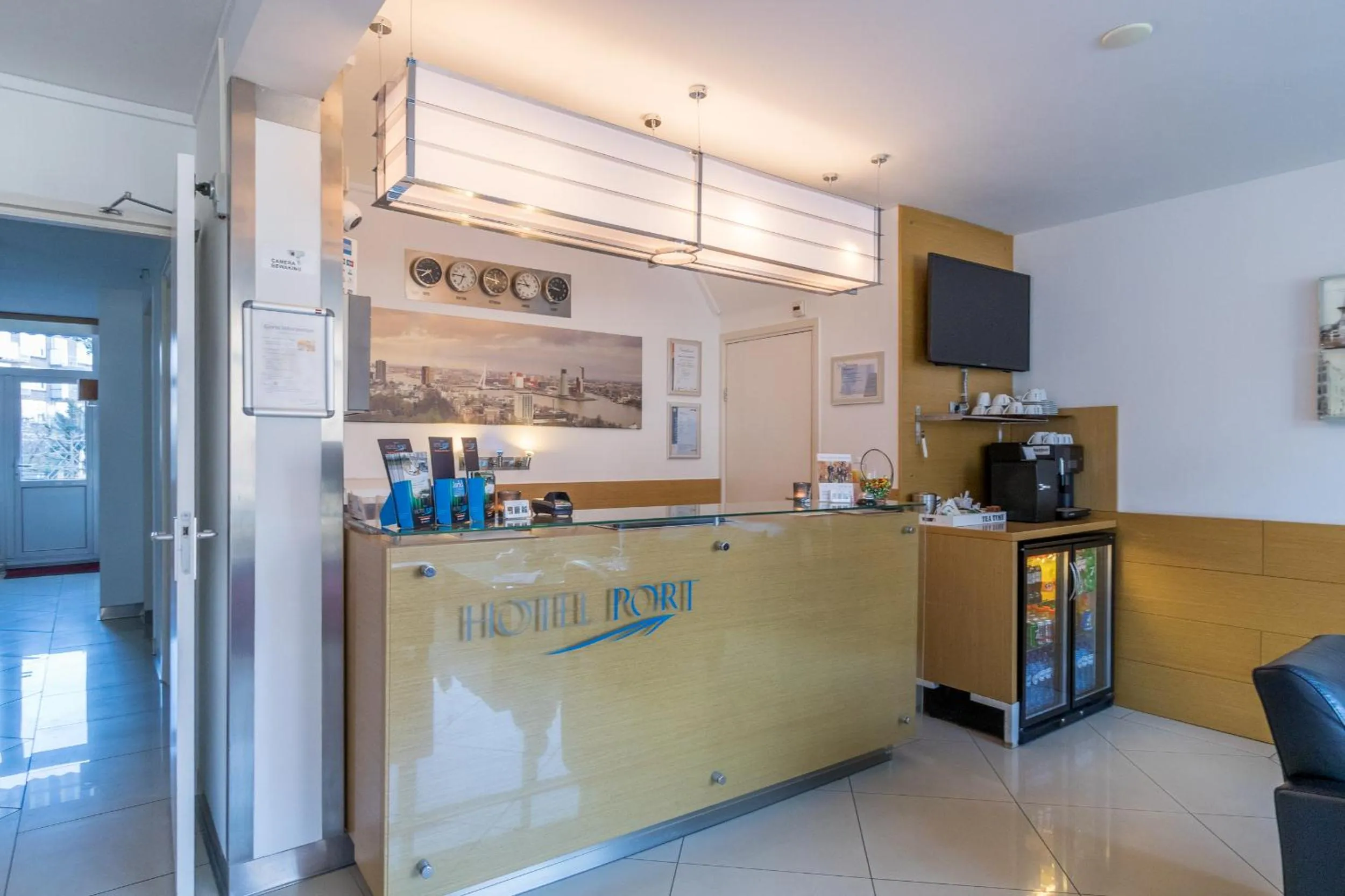 Lobby or reception in Hotel Port