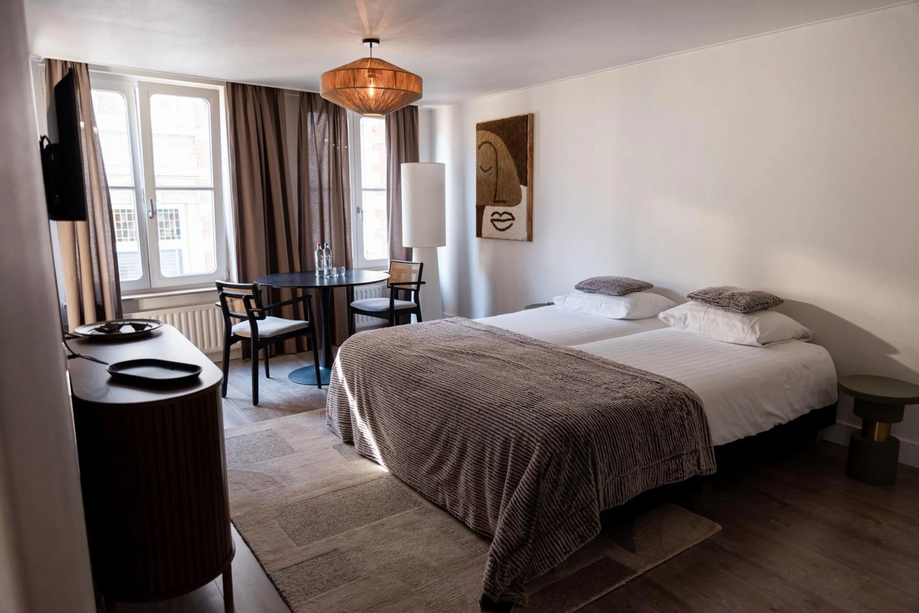 Bedroom, Bed in Le Virage bistro en hotel