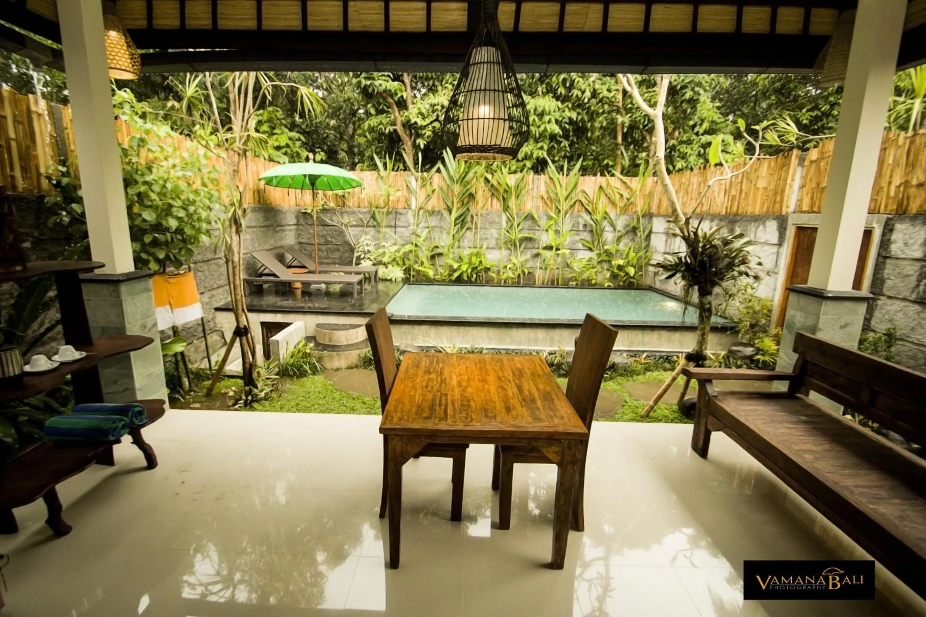 Patio in The Forest Villa Ubud