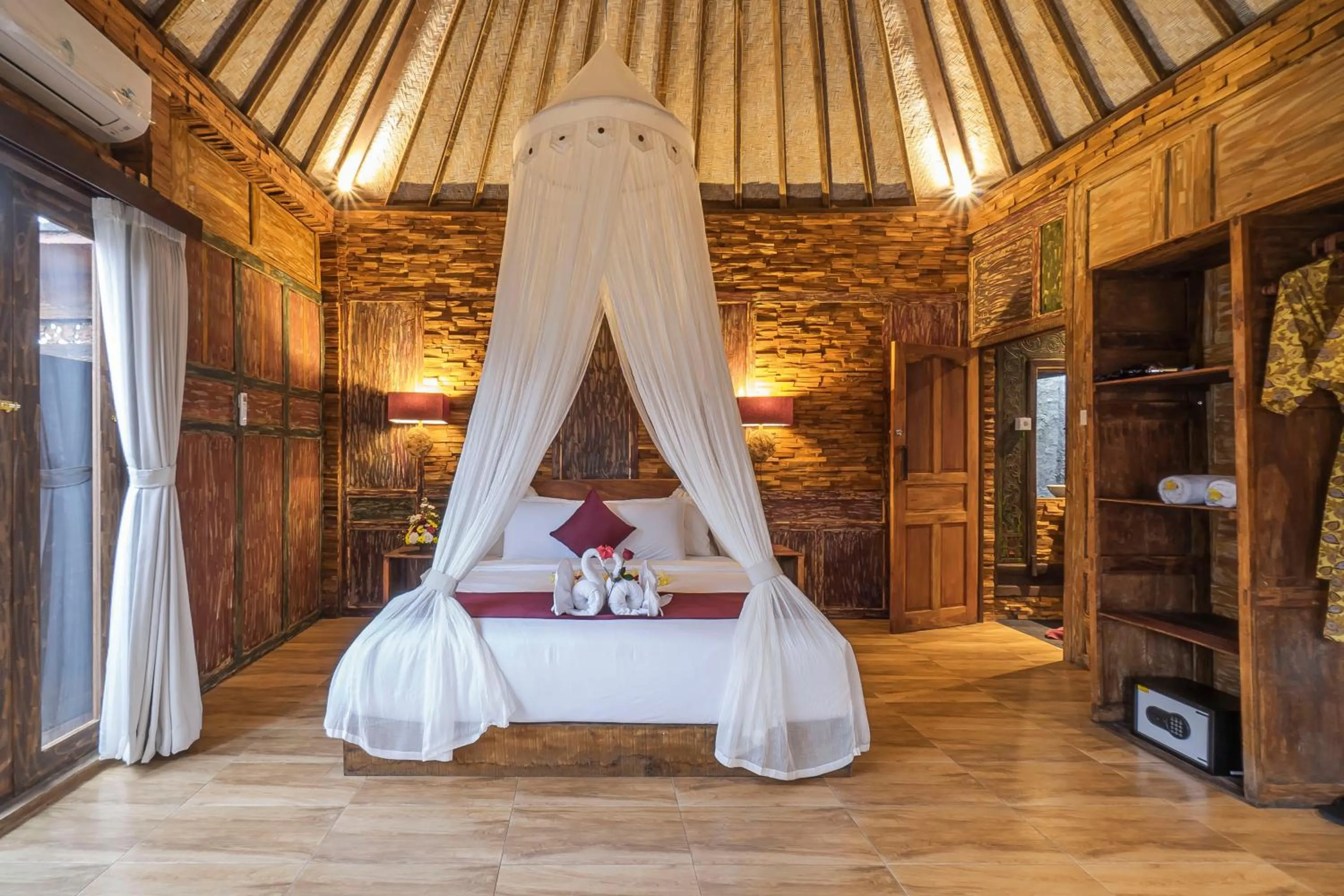 Property building, Bed in The Forest Villa Ubud