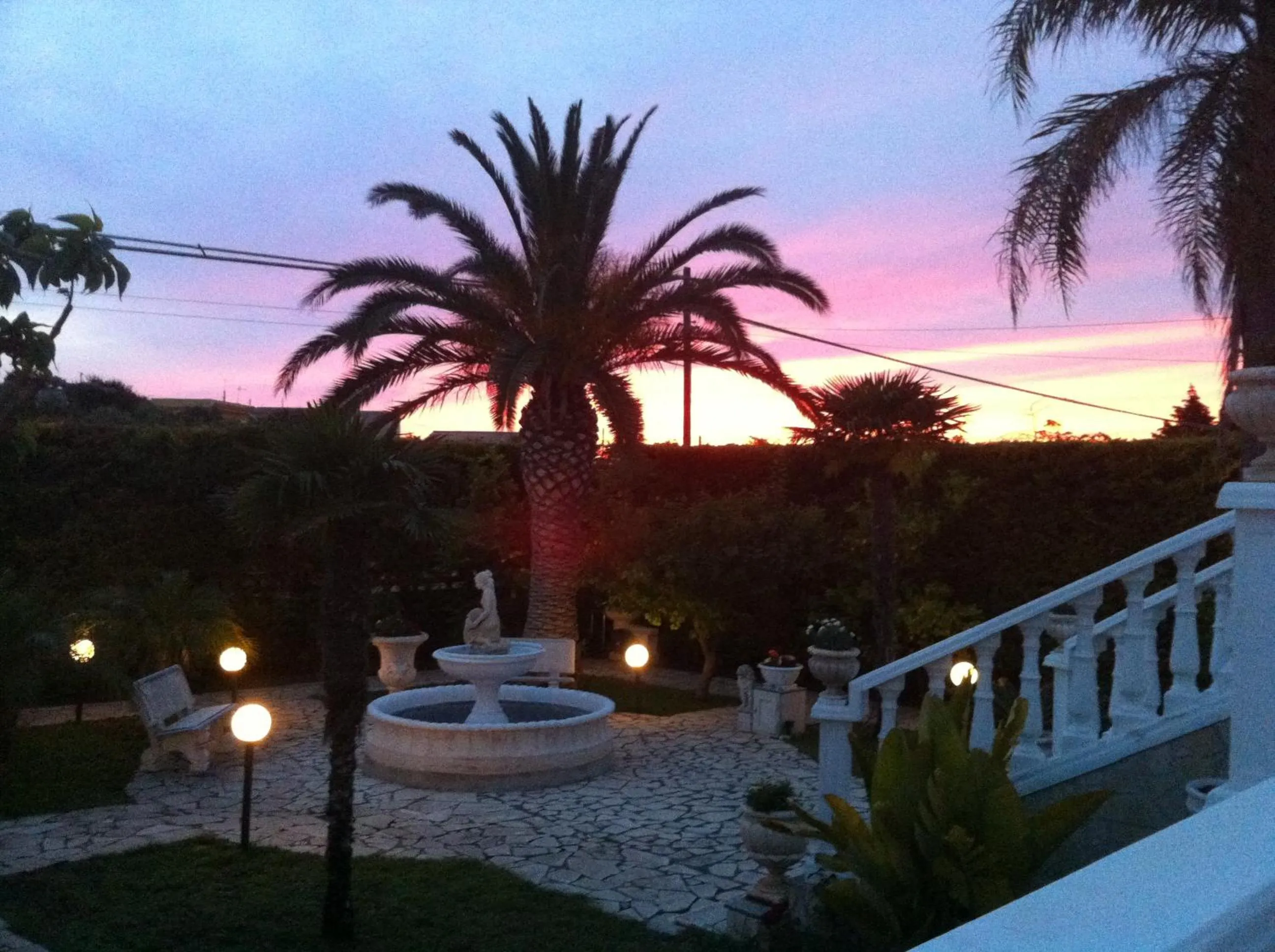 Bird's eye view in Villa Sissi