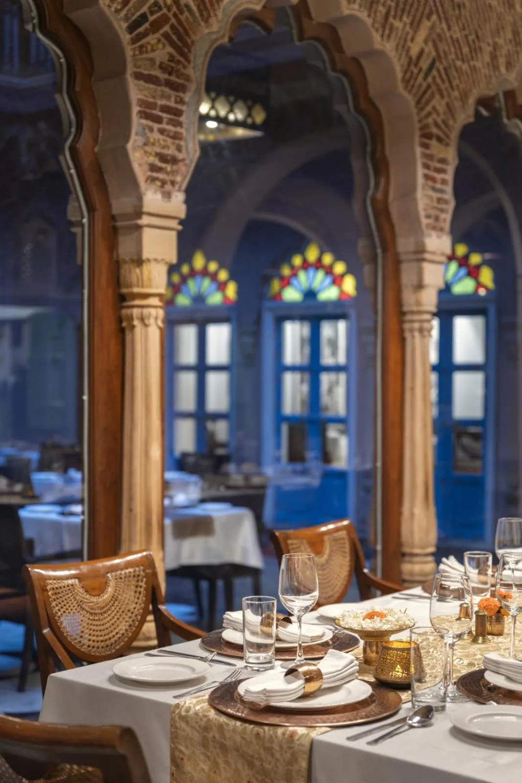 Restaurant/places to eat in Haveli Dharampura & Golden Haveli- UNESCO awarded Boutique Heritage Hotel