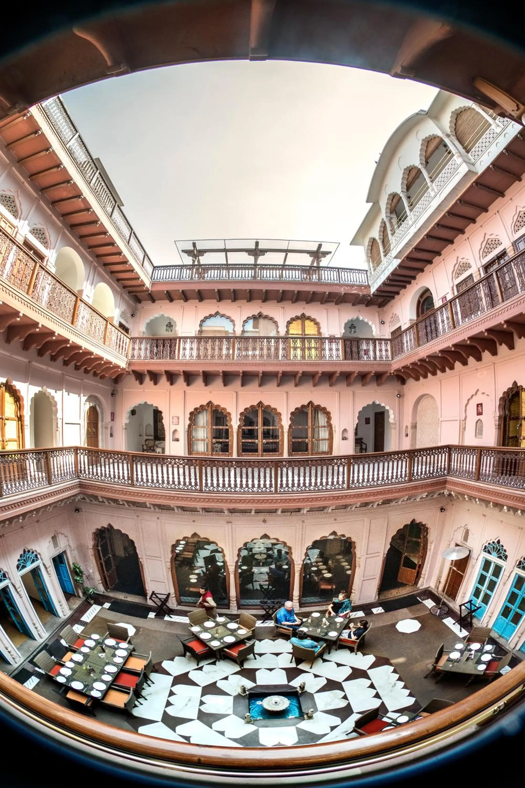 Restaurant/places to eat in Haveli Dharampura & Golden Haveli- UNESCO awarded Boutique Heritage Hotel