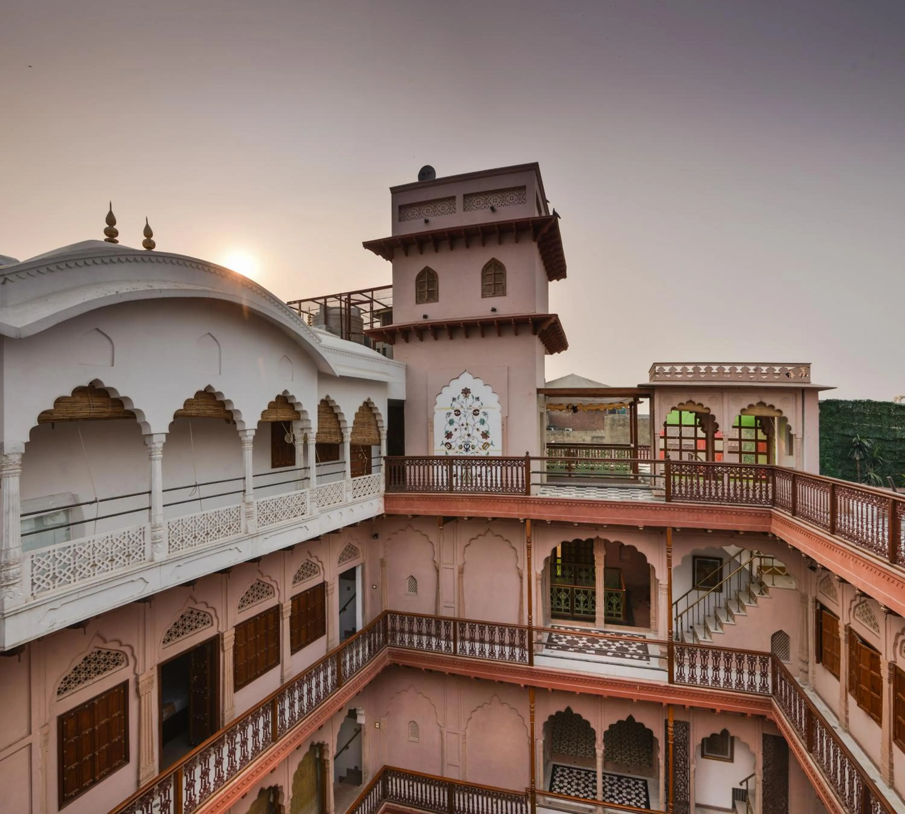 Property building in Haveli Dharampura & Golden Haveli- UNESCO awarded Boutique Heritage Hotel