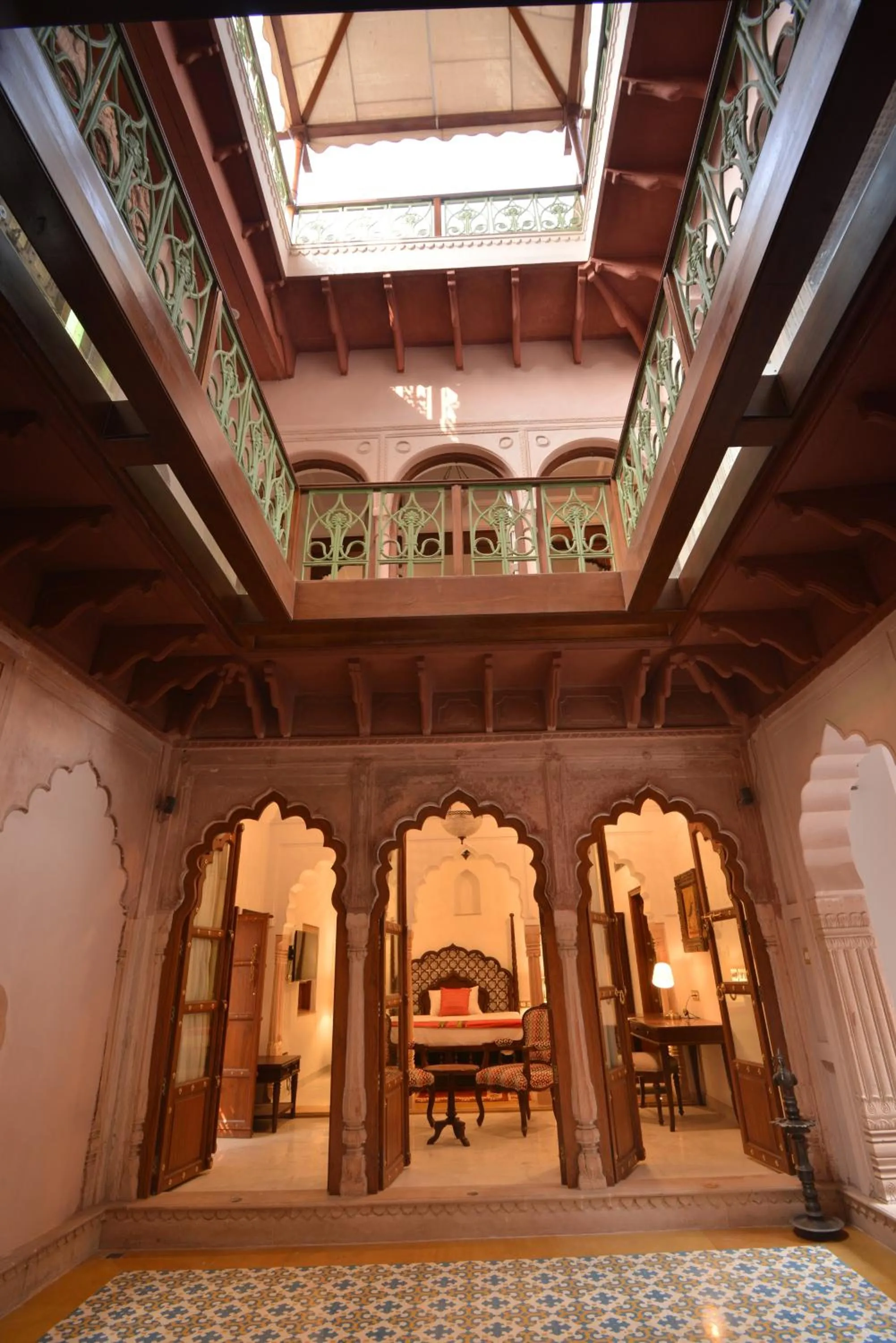 Property building in Haveli Dharampura & Golden Haveli- UNESCO awarded Boutique Heritage Hotel