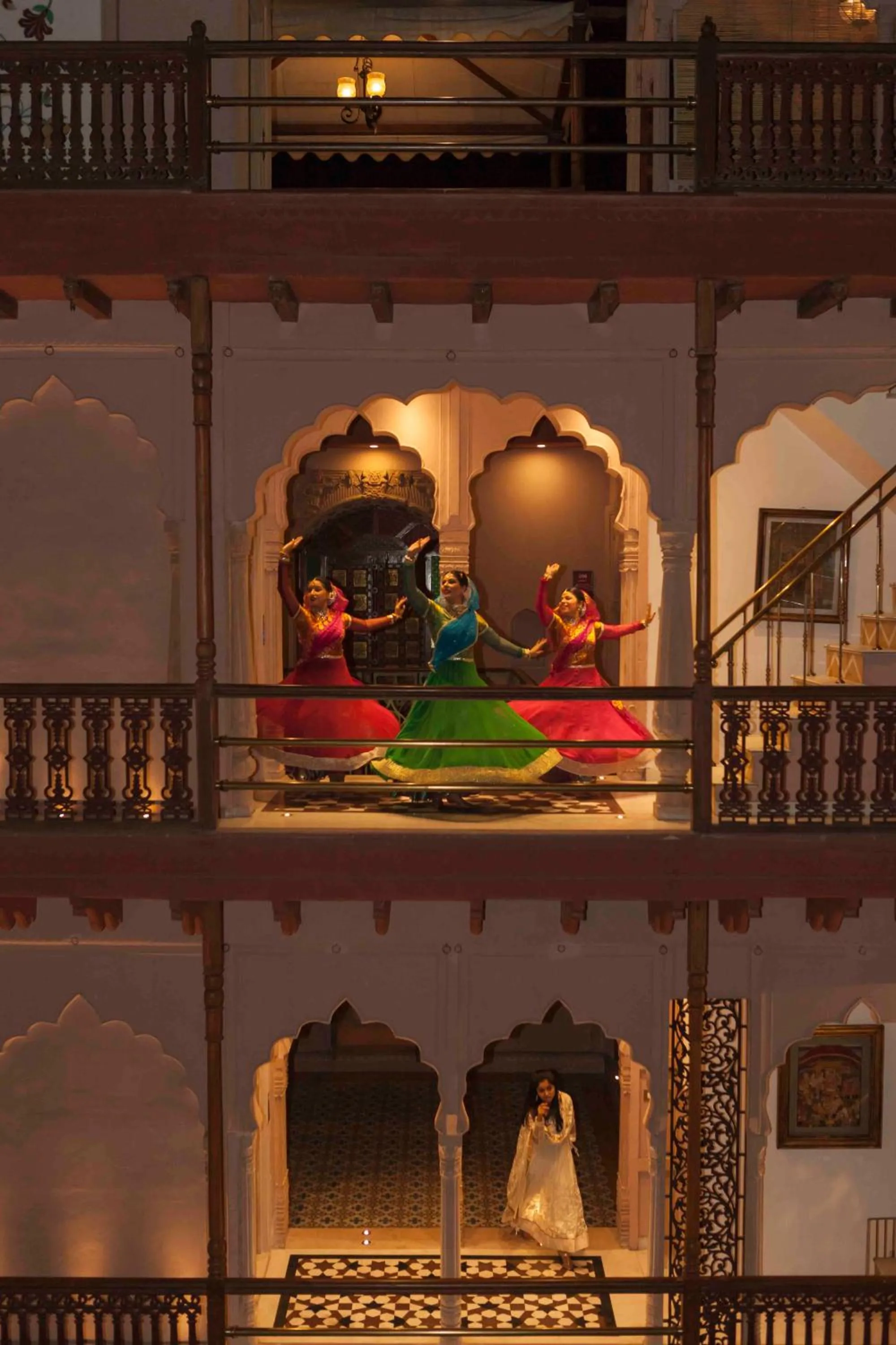 Evening entertainment in Haveli Dharampura & Golden Haveli- UNESCO awarded Boutique Heritage Hotel