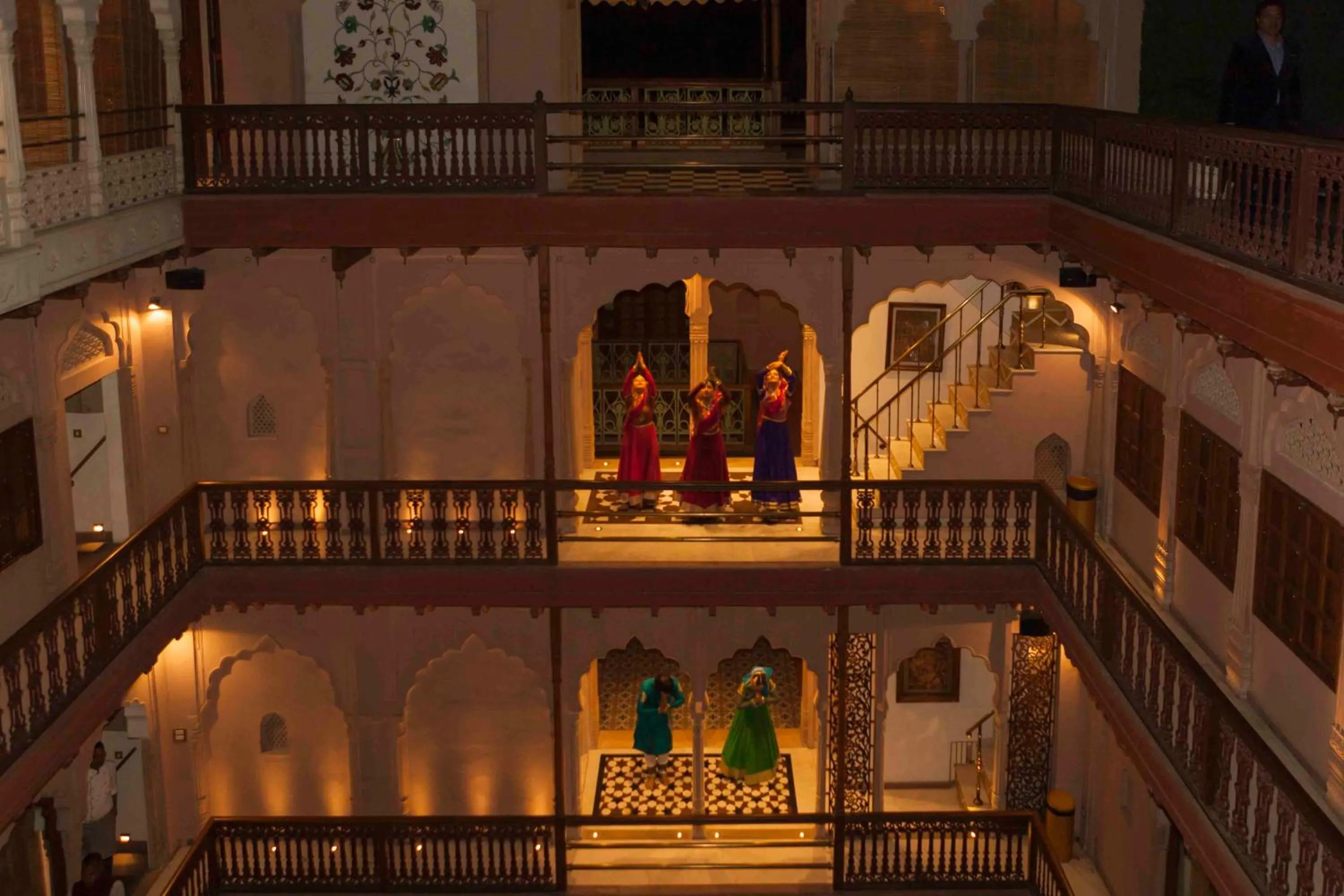Evening entertainment in Haveli Dharampura & Golden Haveli- UNESCO awarded Boutique Heritage Hotel