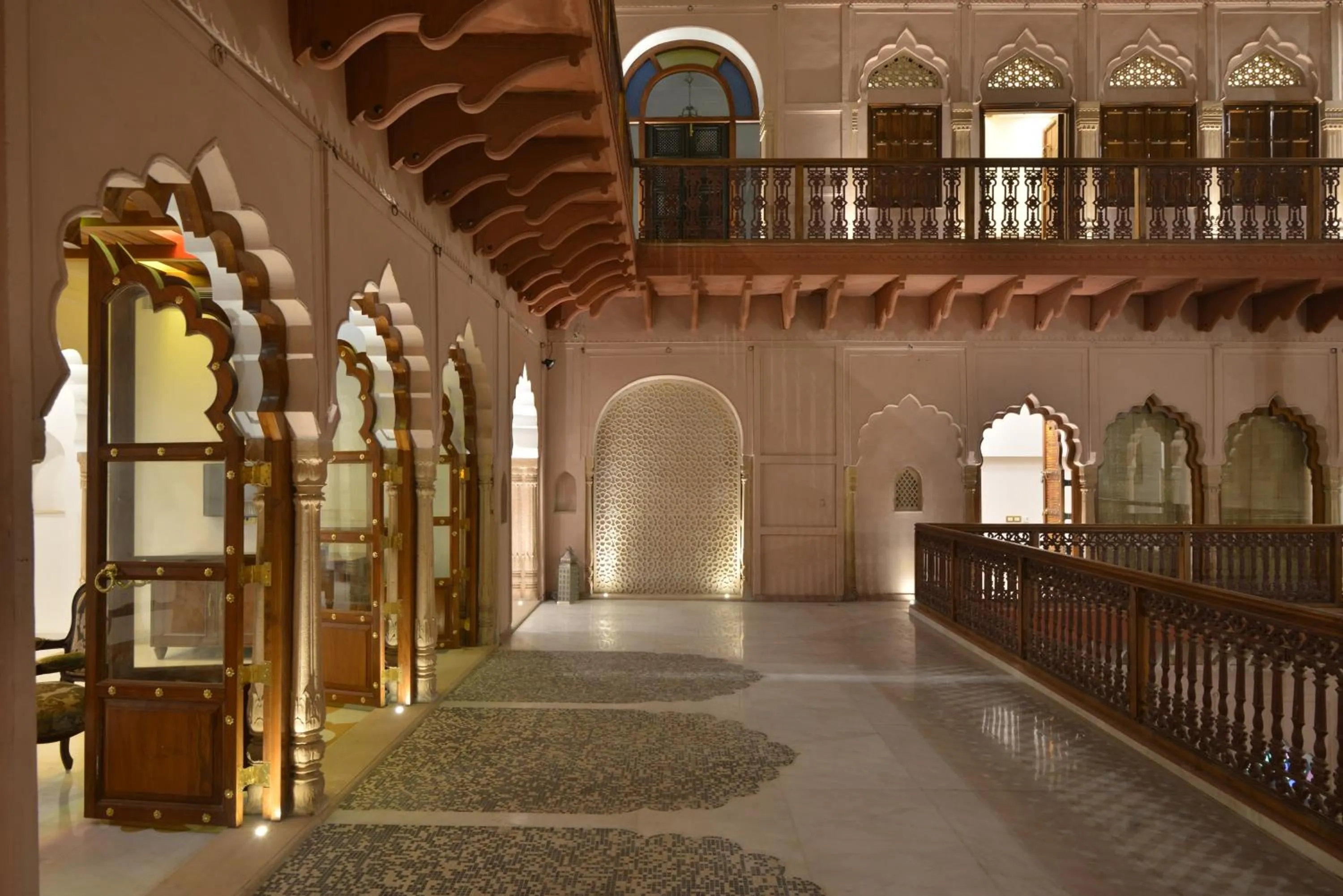 Decorative detail in Haveli Dharampura & Golden Haveli- UNESCO awarded Boutique Heritage Hotel