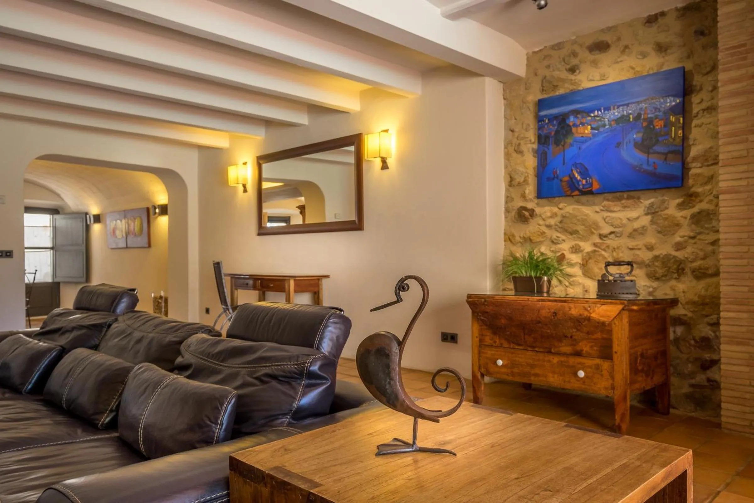 Living room in Can Caranta