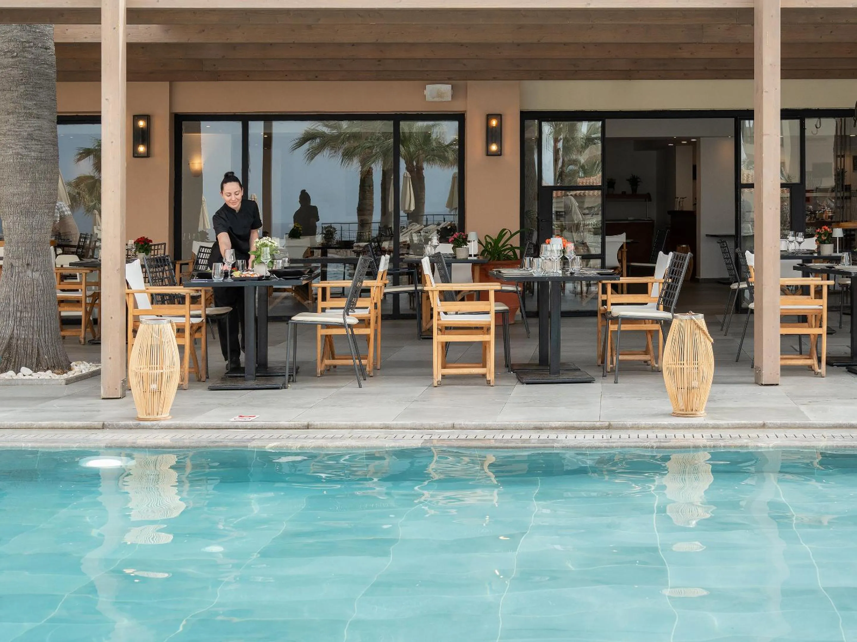 Restaurant/places to eat in Grecotel Marine Palace & Aqua Park