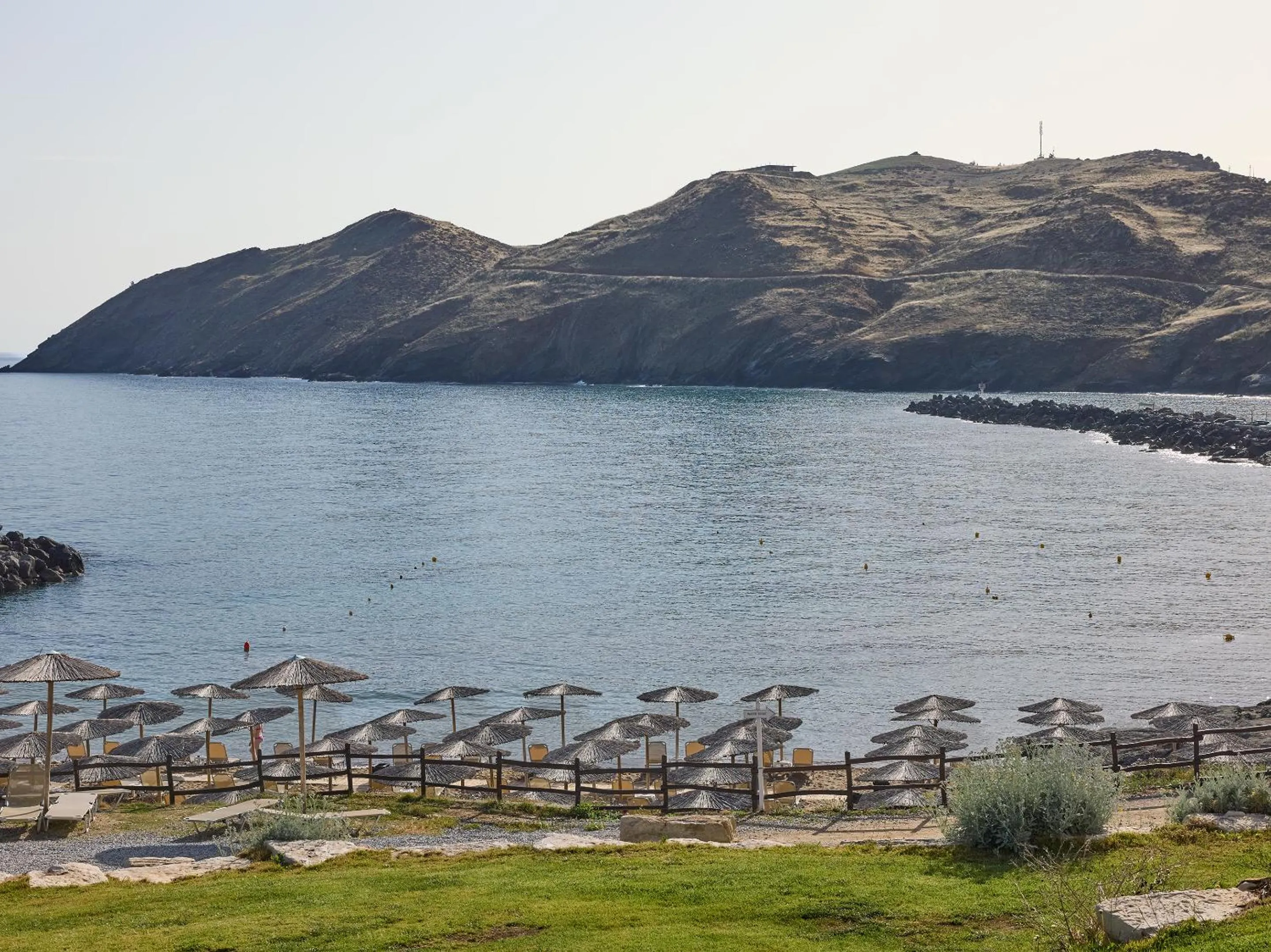 Beach in Grecotel Marine Palace & Aqua Park