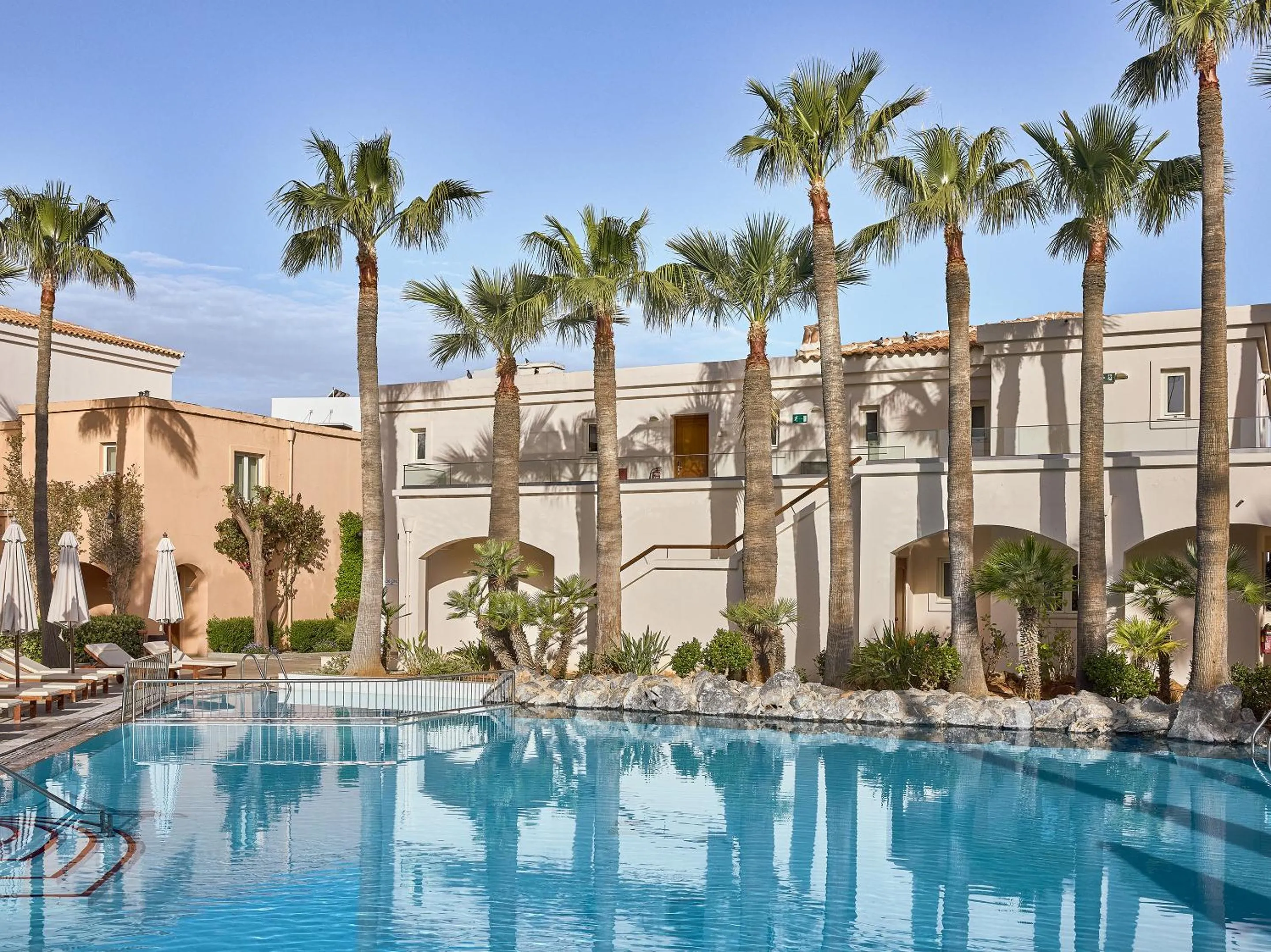 Swimming pool in Grecotel Marine Palace & Aqua Park