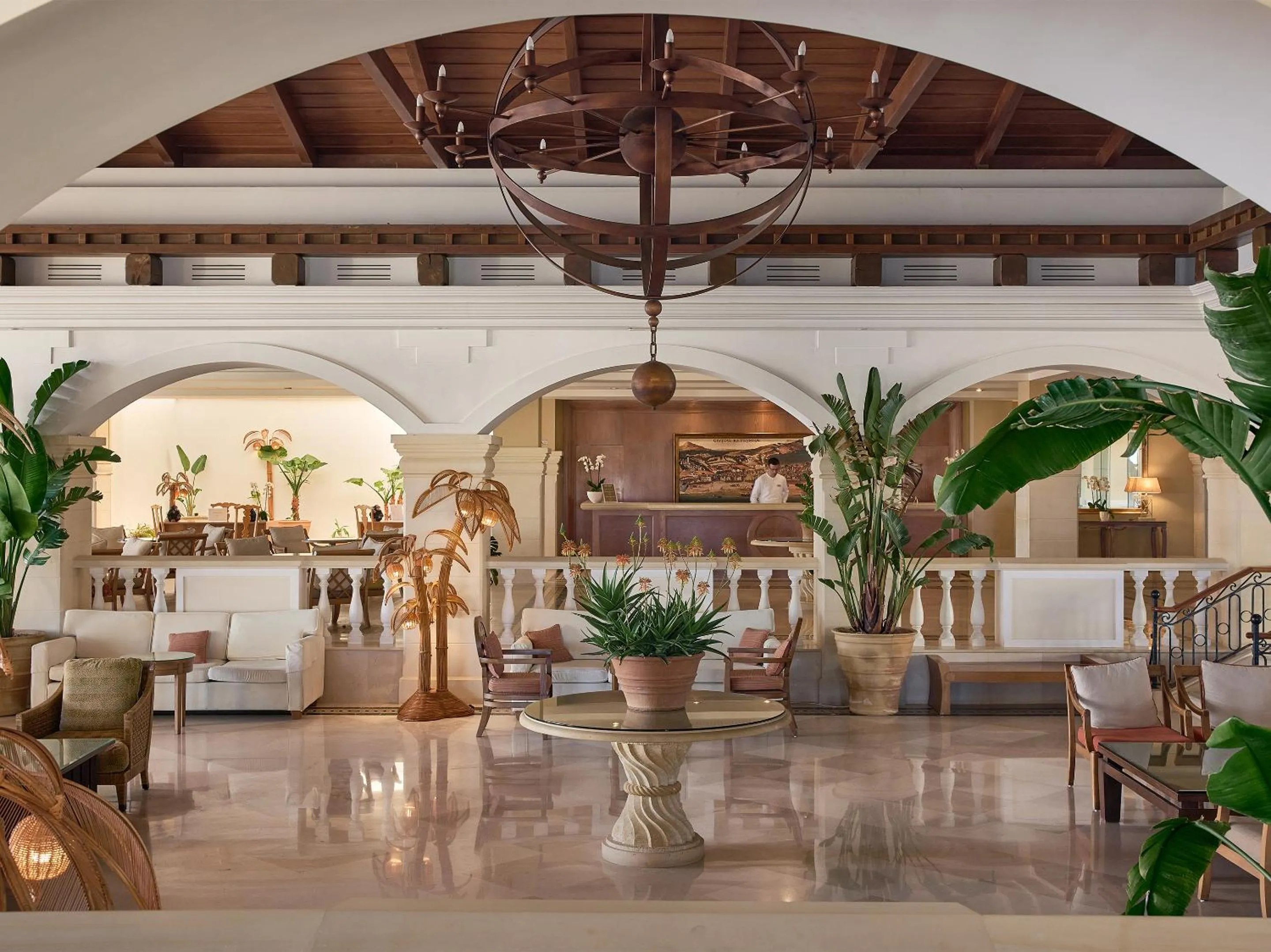 Lobby or reception in Grecotel Marine Palace & Aqua Park