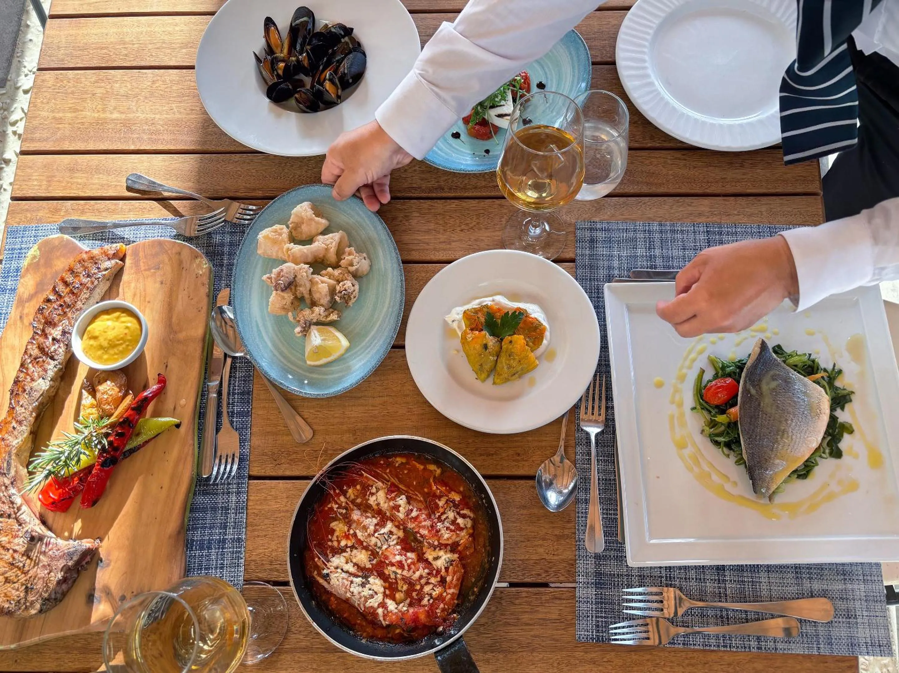 Food and drinks in Grecotel Marine Palace & Aqua Park