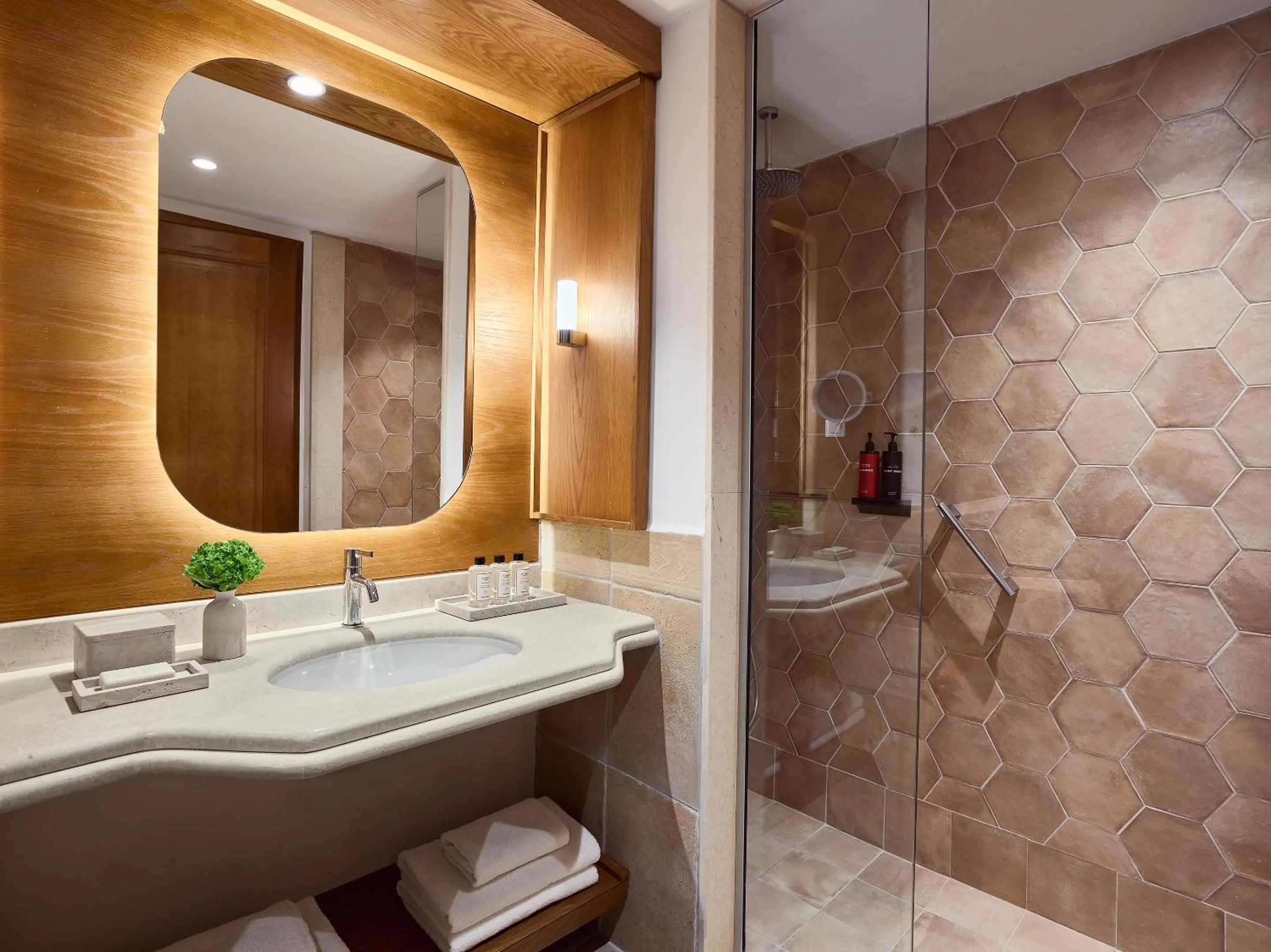 Bathroom in Grecotel Marine Palace & Aqua Park