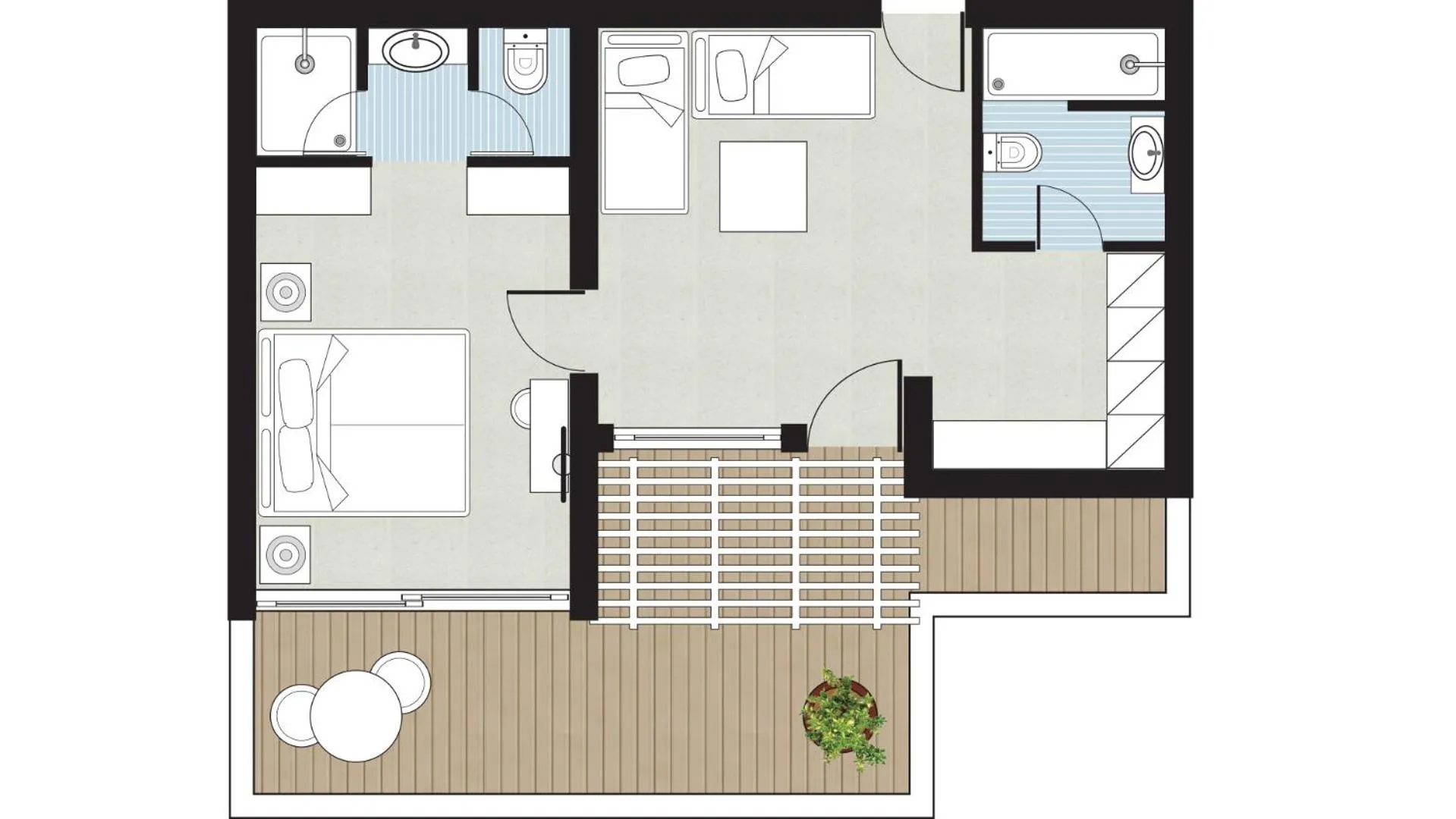 Floor plan in Grecotel Marine Palace & Aqua Park