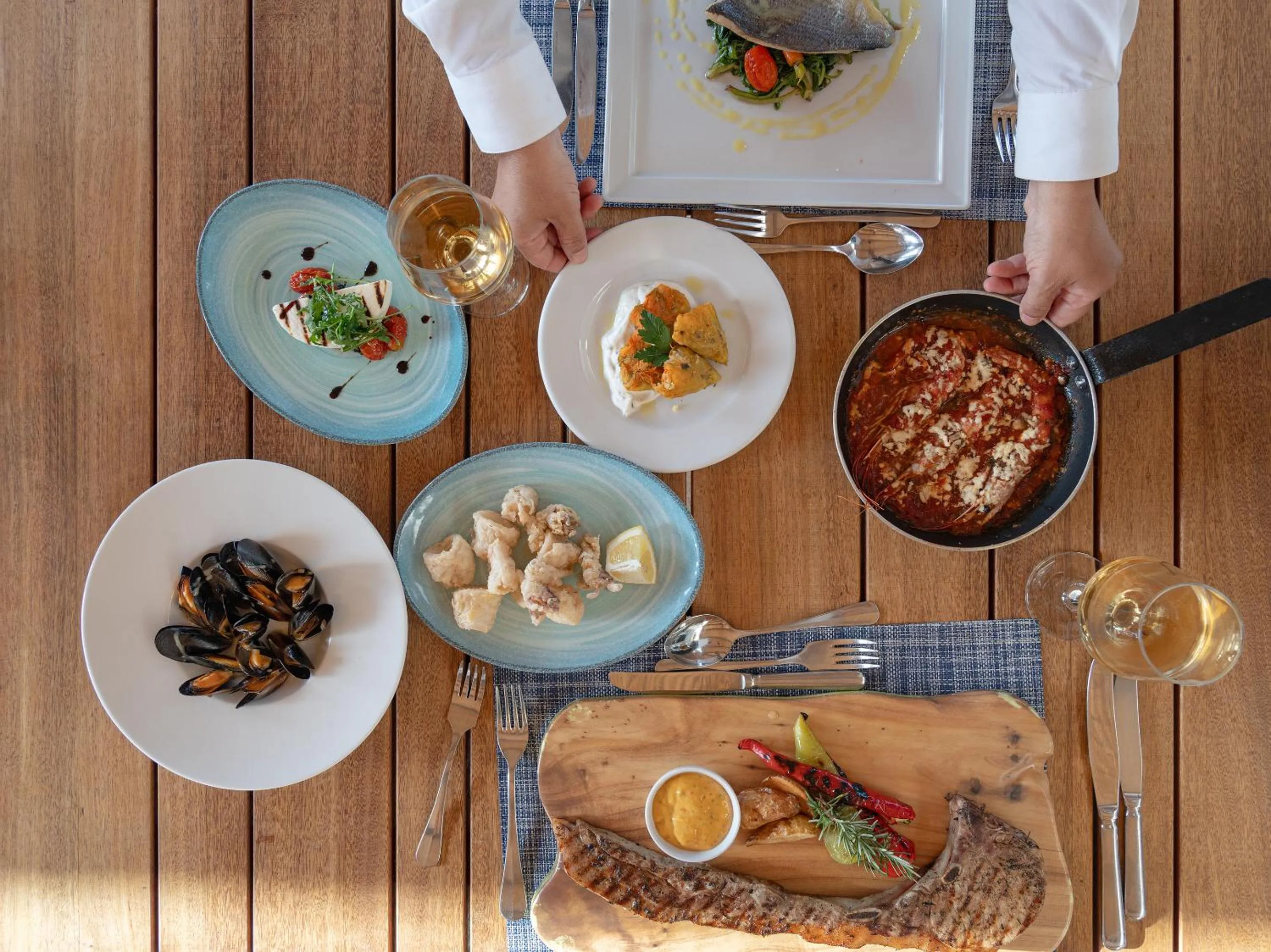 Food and drinks in Grecotel Marine Palace & Aqua Park