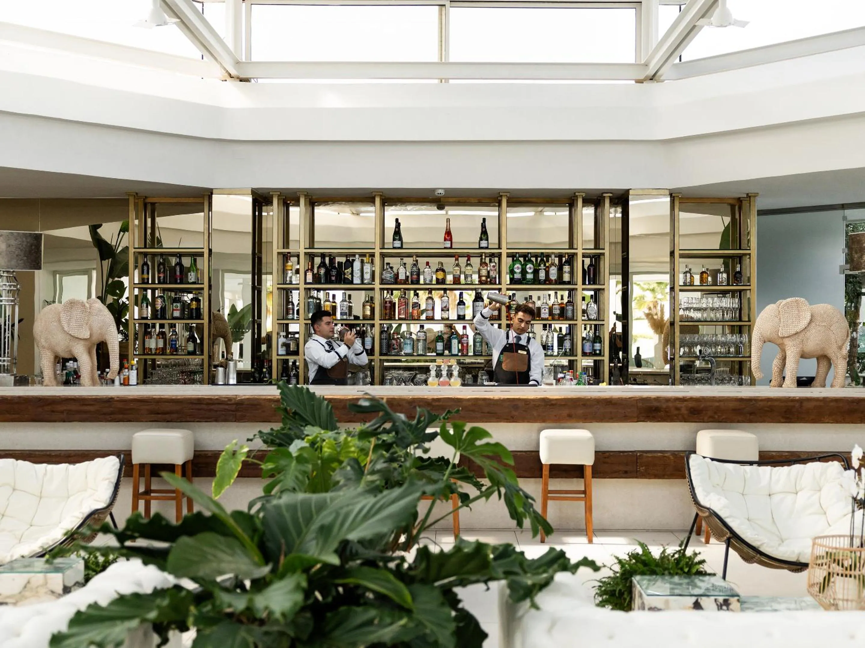 Lounge or bar in Grecotel LUXME White