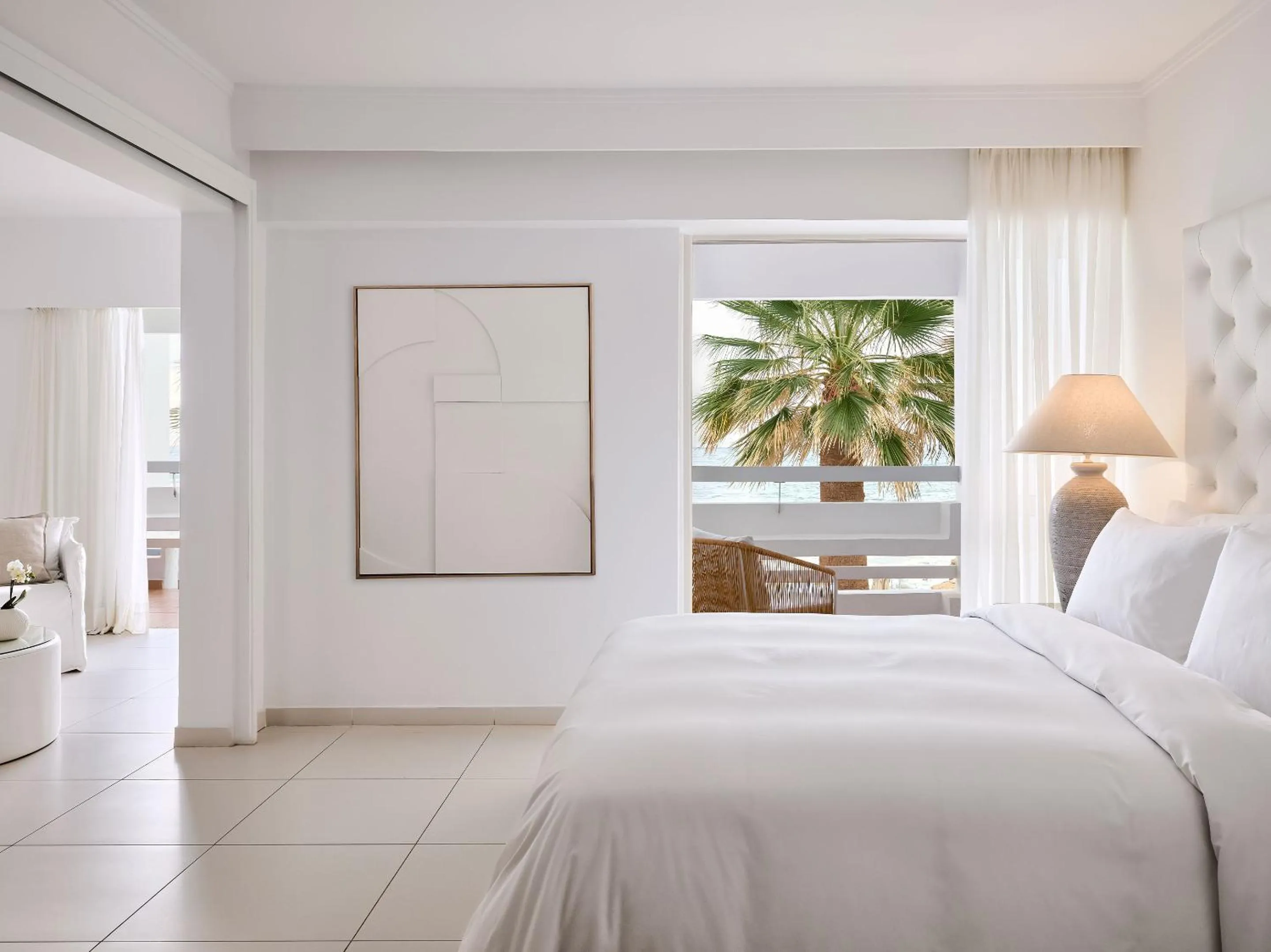 Bed in Grecotel LUXME White