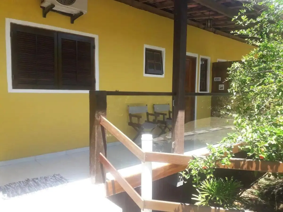 Balcony/Terrace in Chalés Azuleto - Ilhabela
