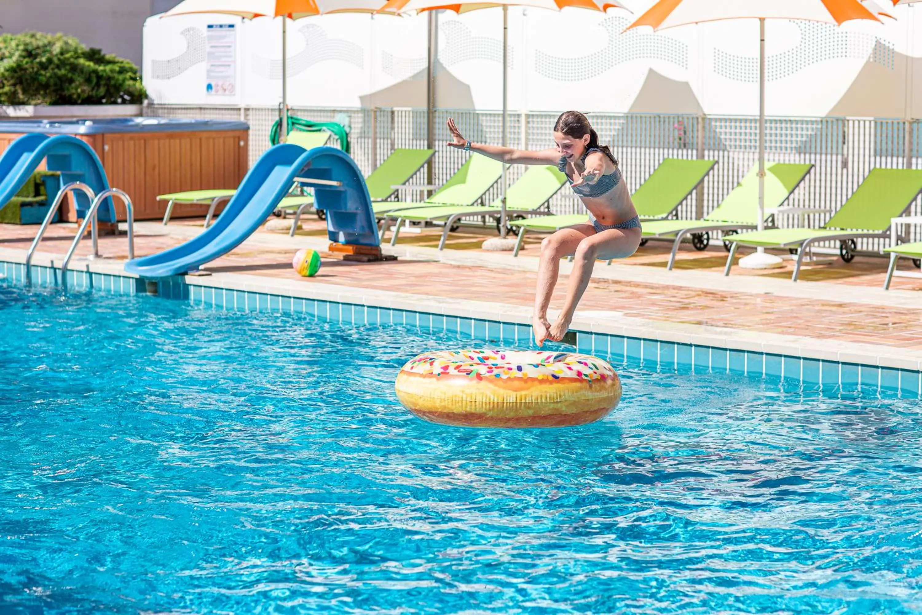 Aqua park in Hotel Alexander