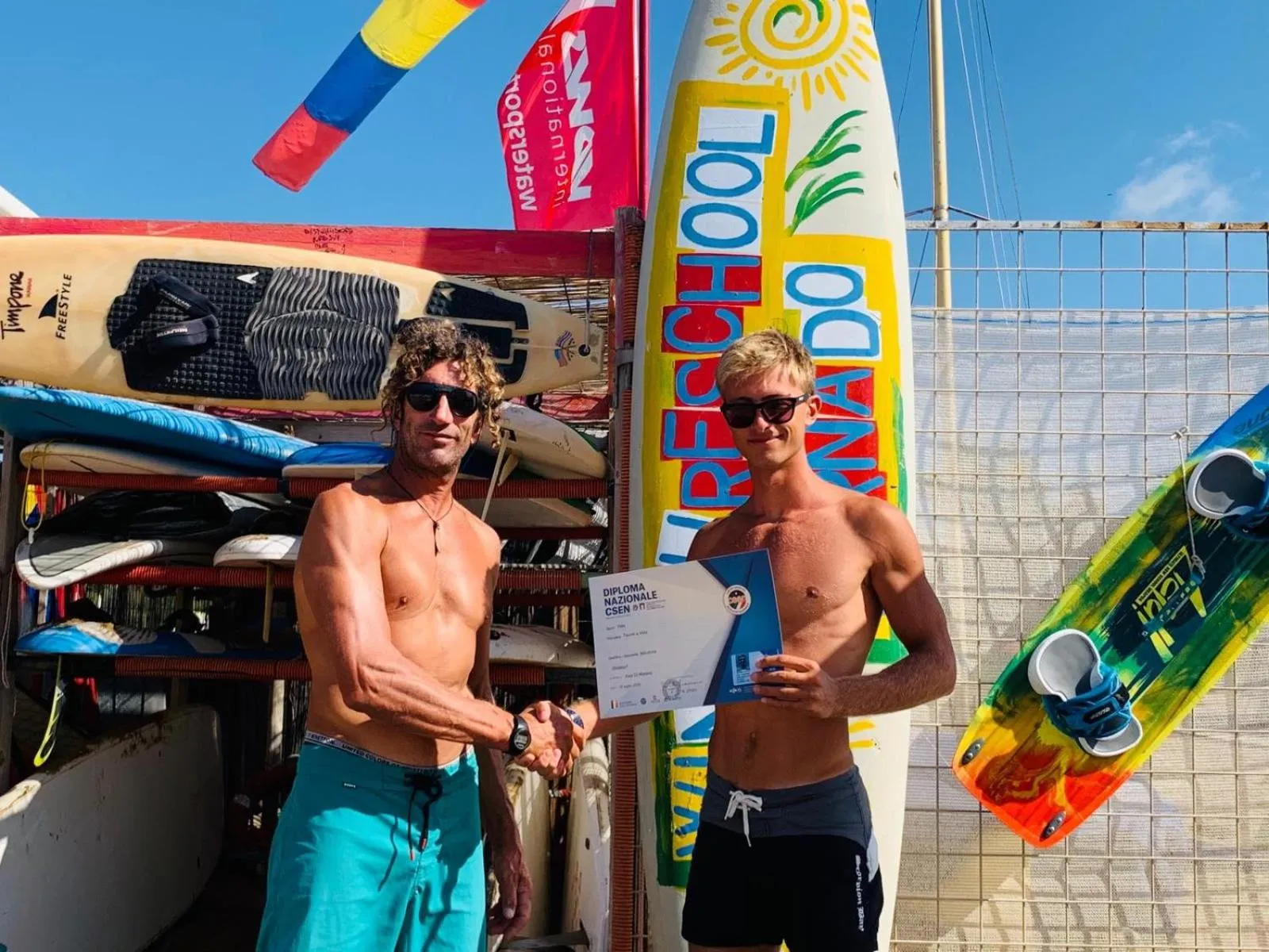 Windsurfing in Hotel Alexander