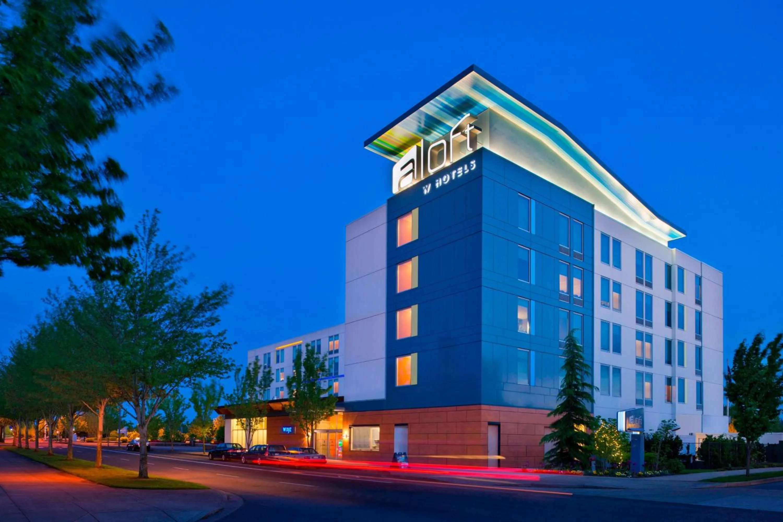 Property building in Aloft Portland Airport Hotel at Cascade Station