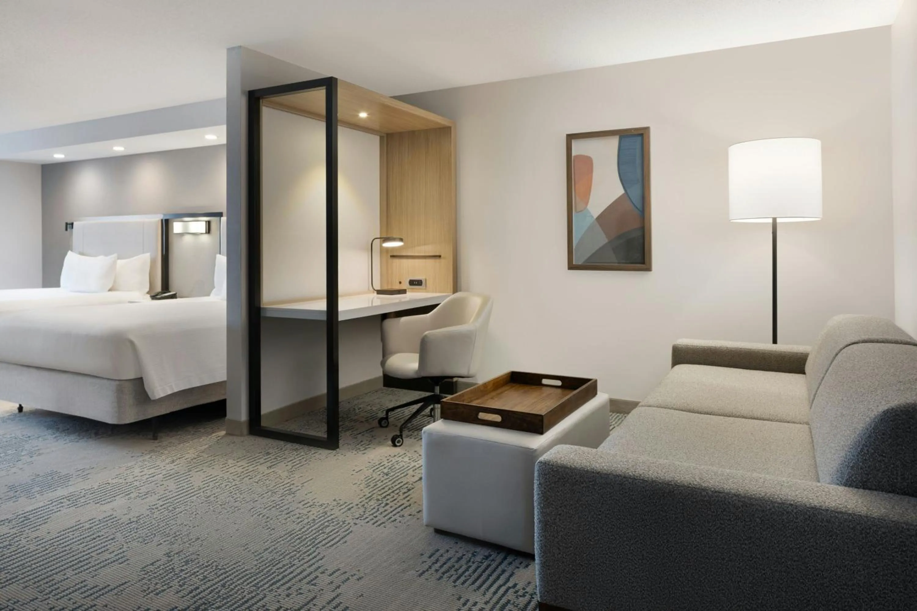 Photo of the whole room, Bed in SpringHill Suites Midland