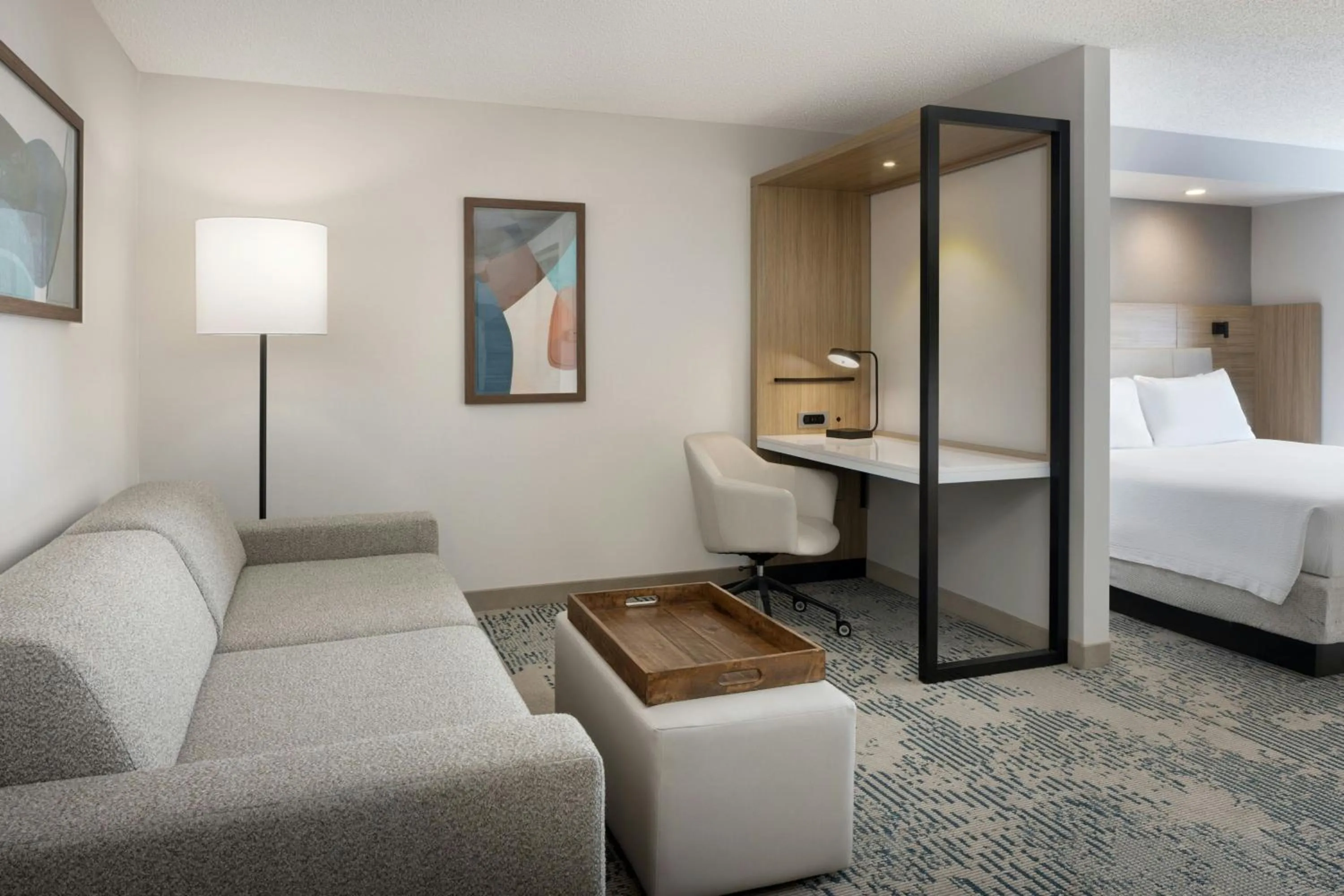 Photo of the whole room, Bed in SpringHill Suites Midland