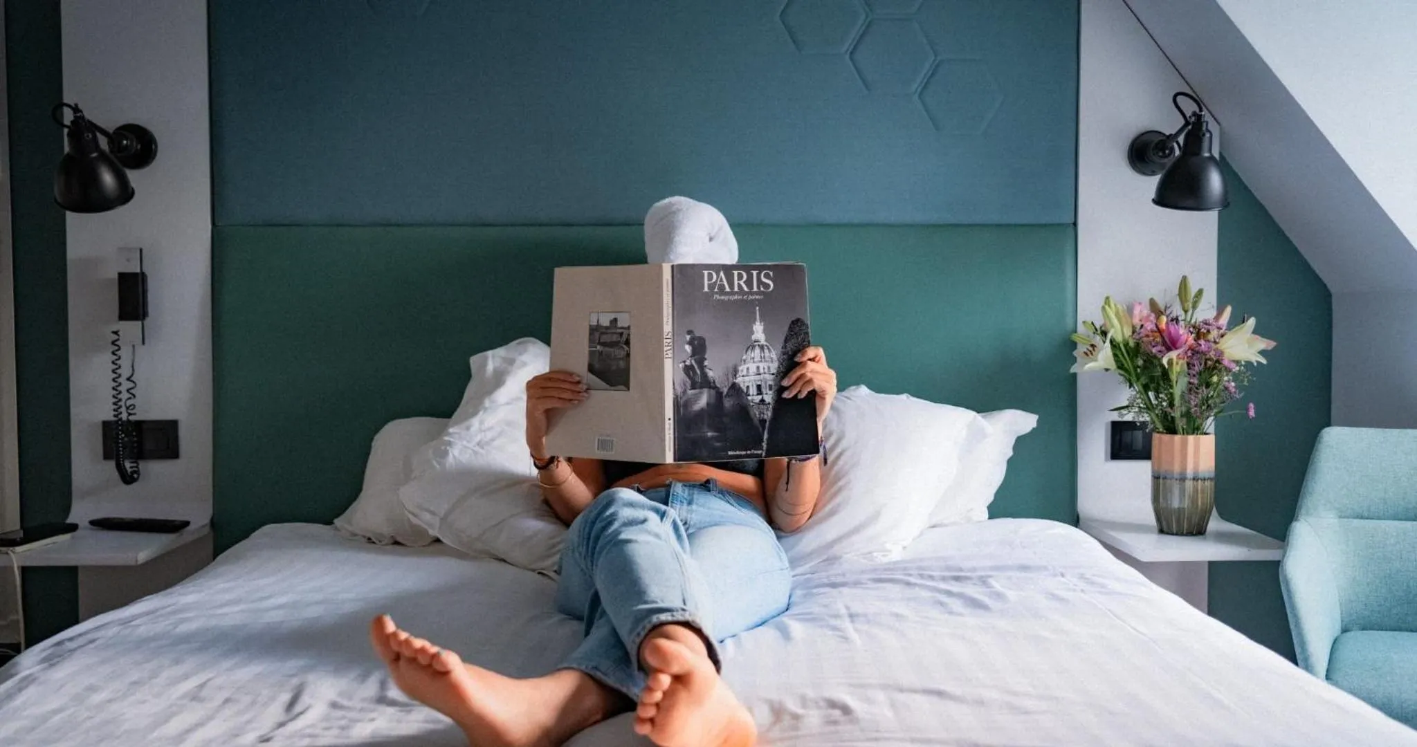 Bed in Hôtel Vendome Saint-Germain