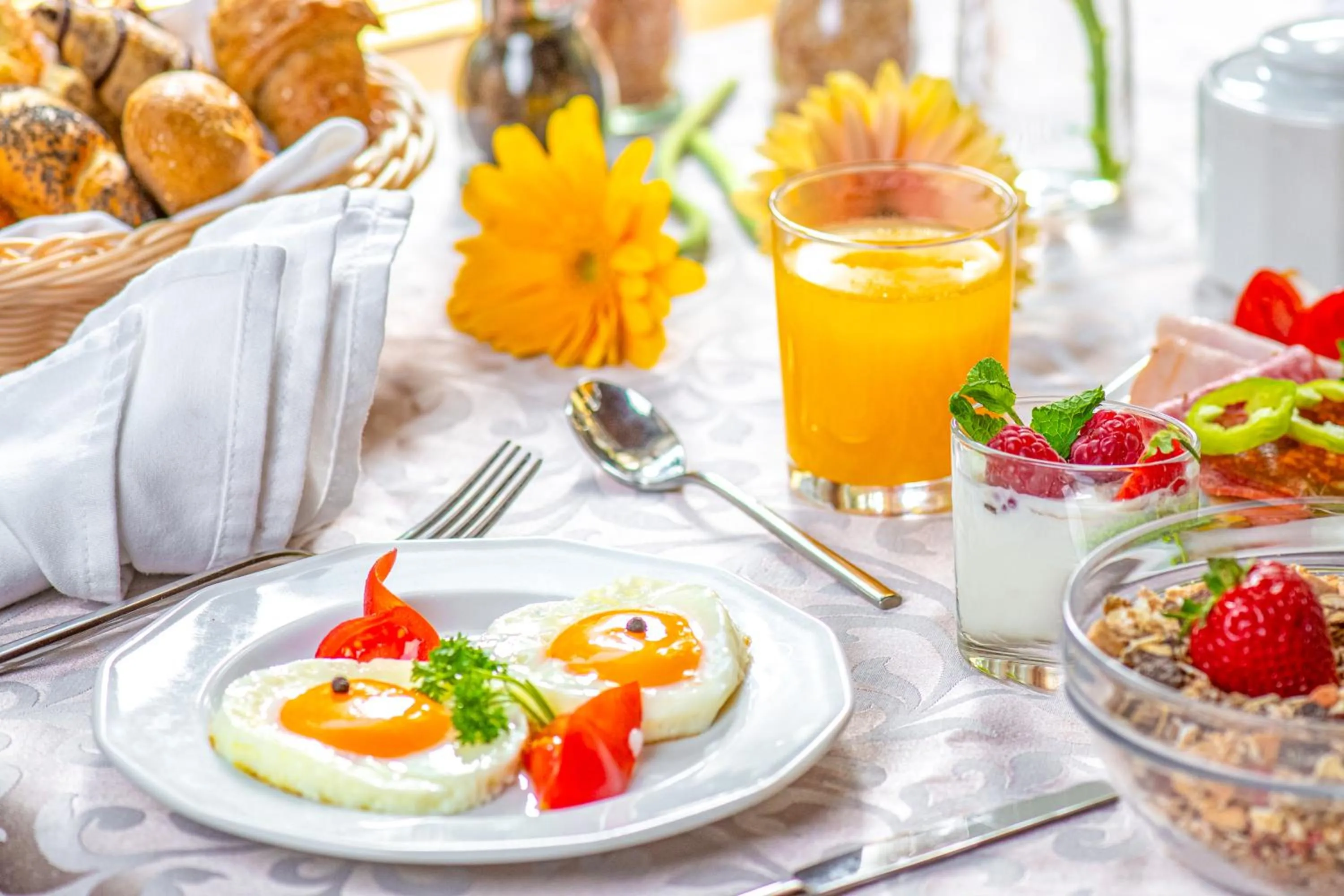 Breakfast in Corvin Hotel Budapest Residence