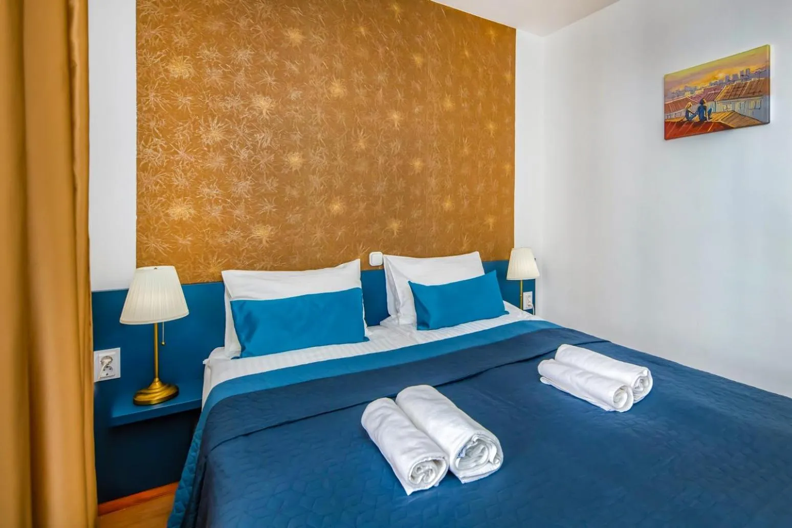 Bedroom, Bed in Corvin Hotel Budapest Residence