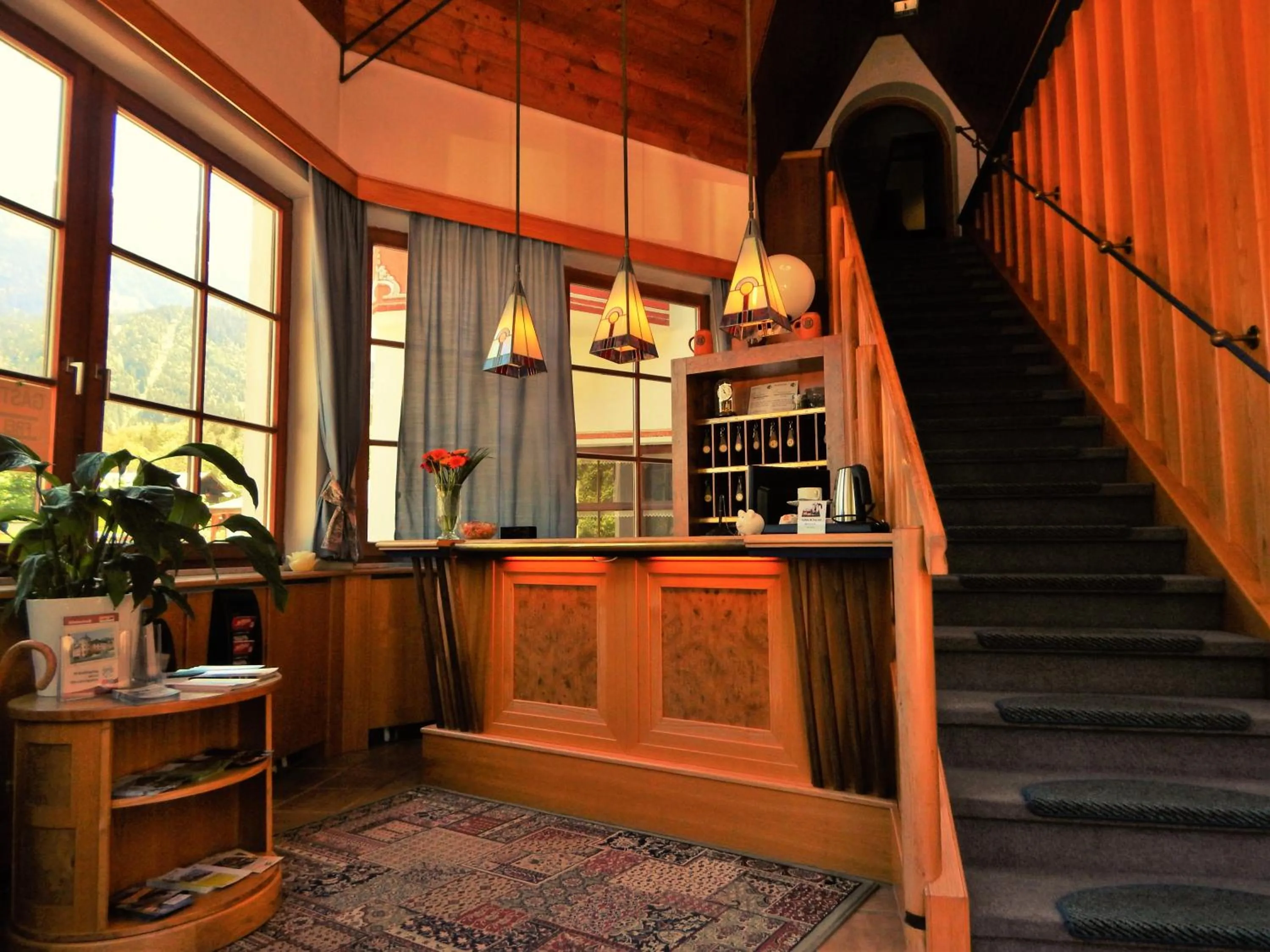 Lobby or reception in Hotel Königsseer Hof