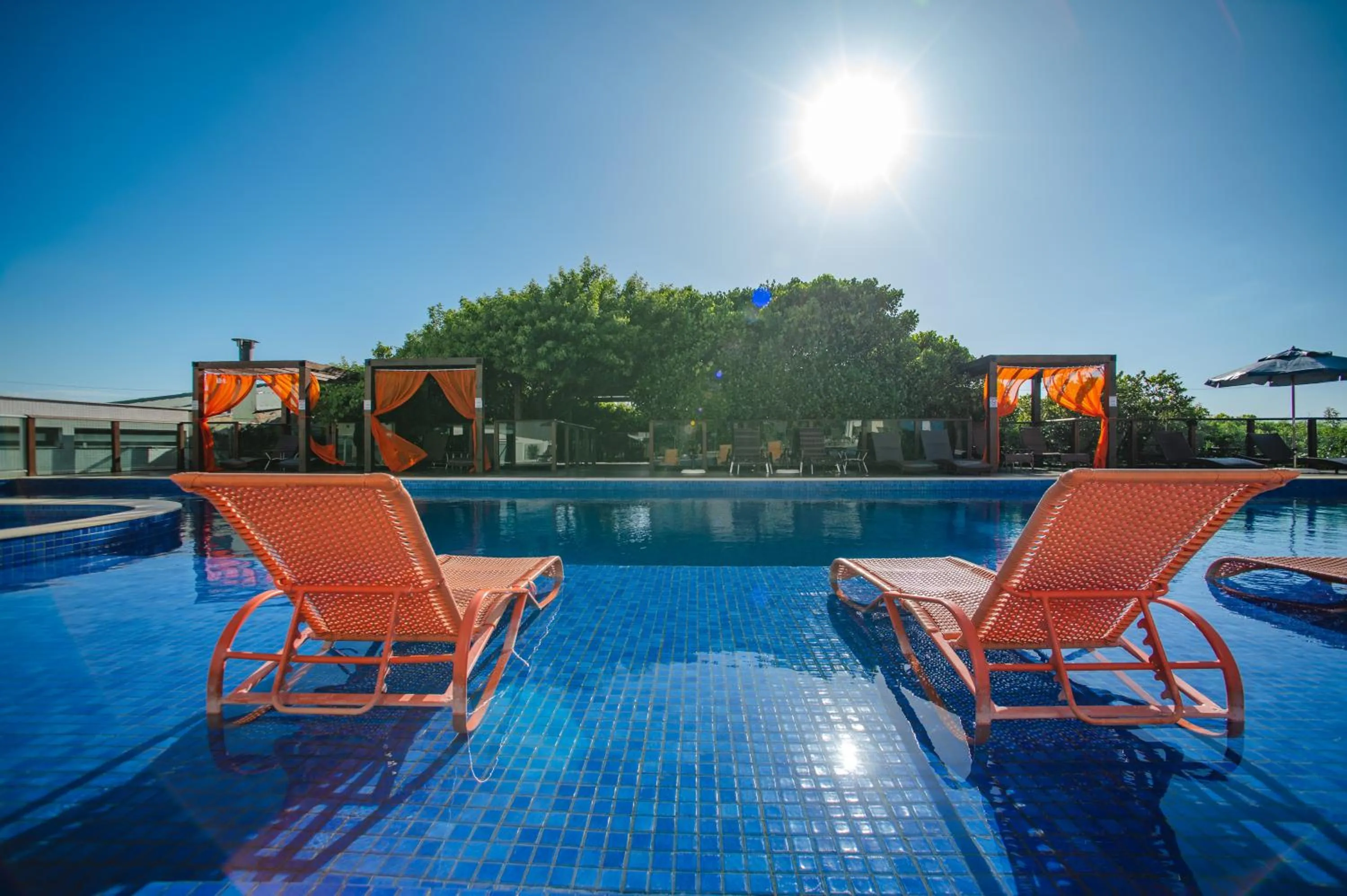 Pool view in Slaviero Ingleses Convention