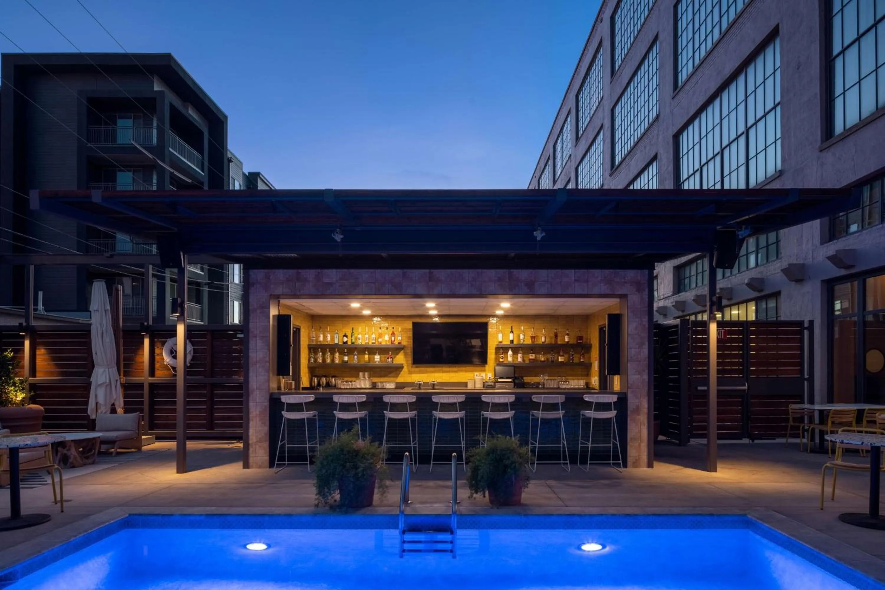 Lounge or bar in Fordson Hotel, in the Unbound Collection by Hyatt