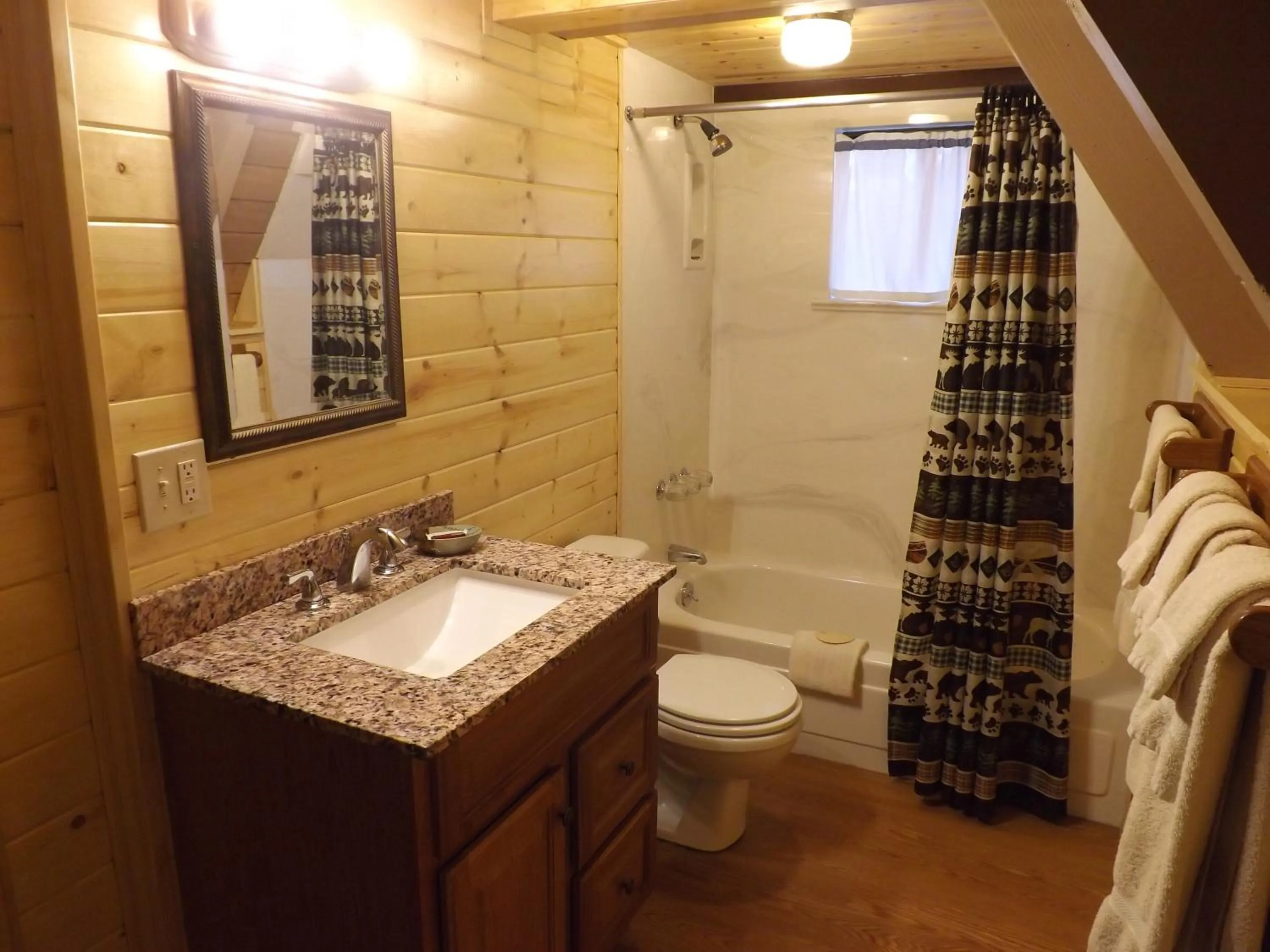 Shower in Arizona Mountain Inn & Cabins