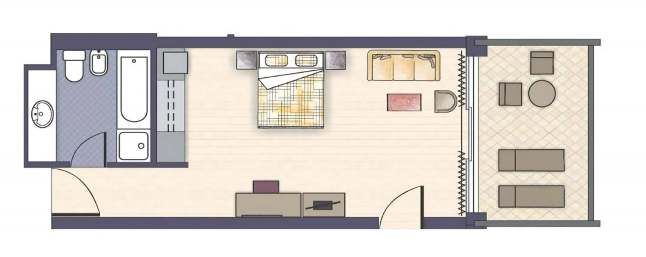 Floor plan in Azia Resort & Spa