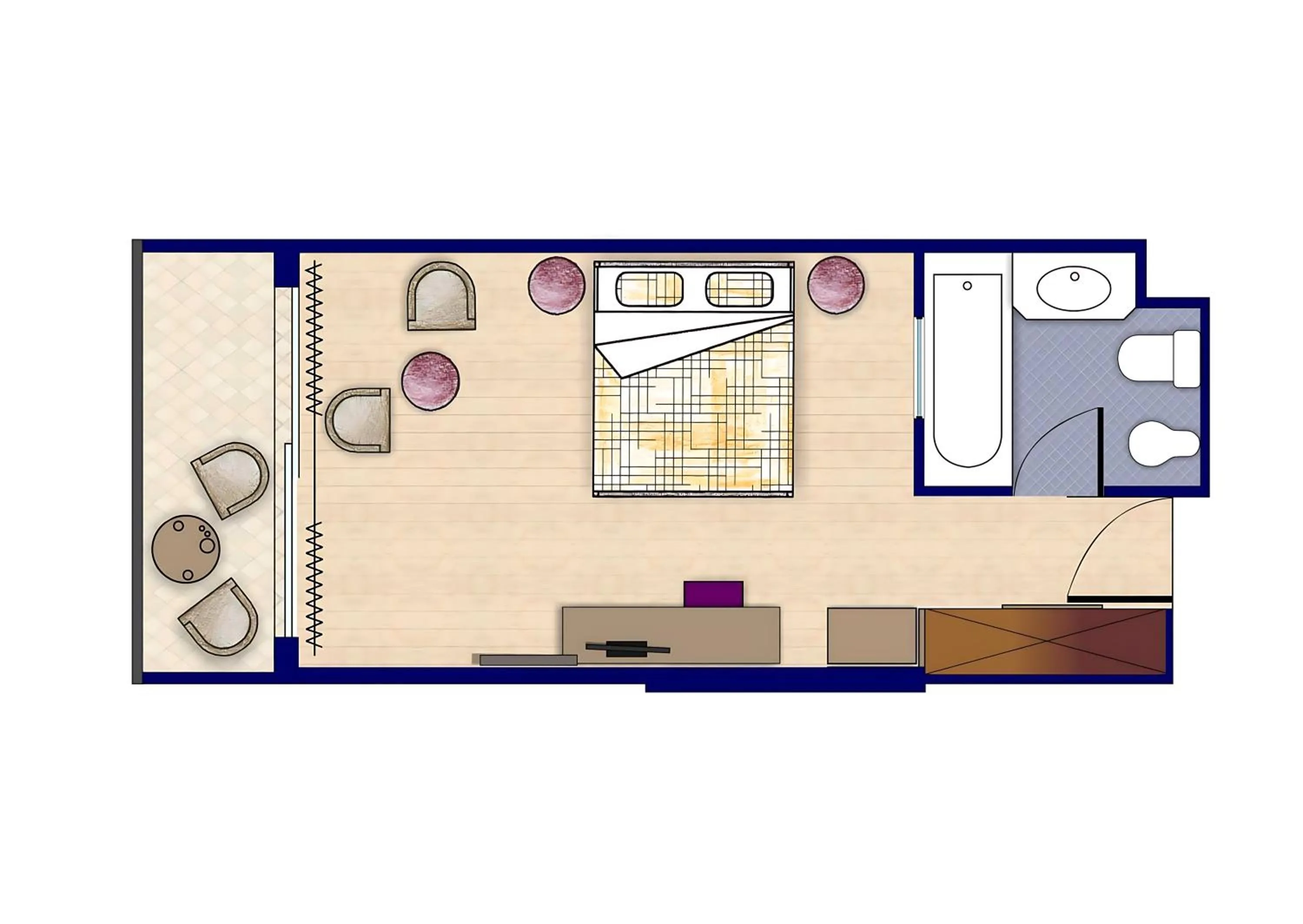 Floor plan in Azia Resort & Spa