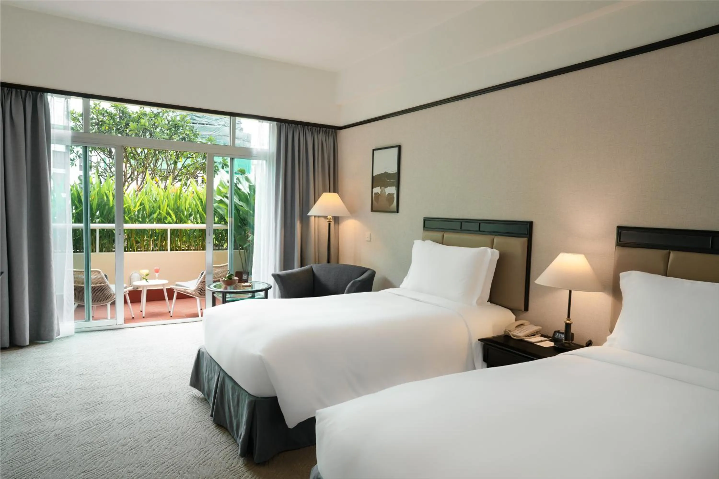 View (from property/room), Bed in New World Saigon Hotel