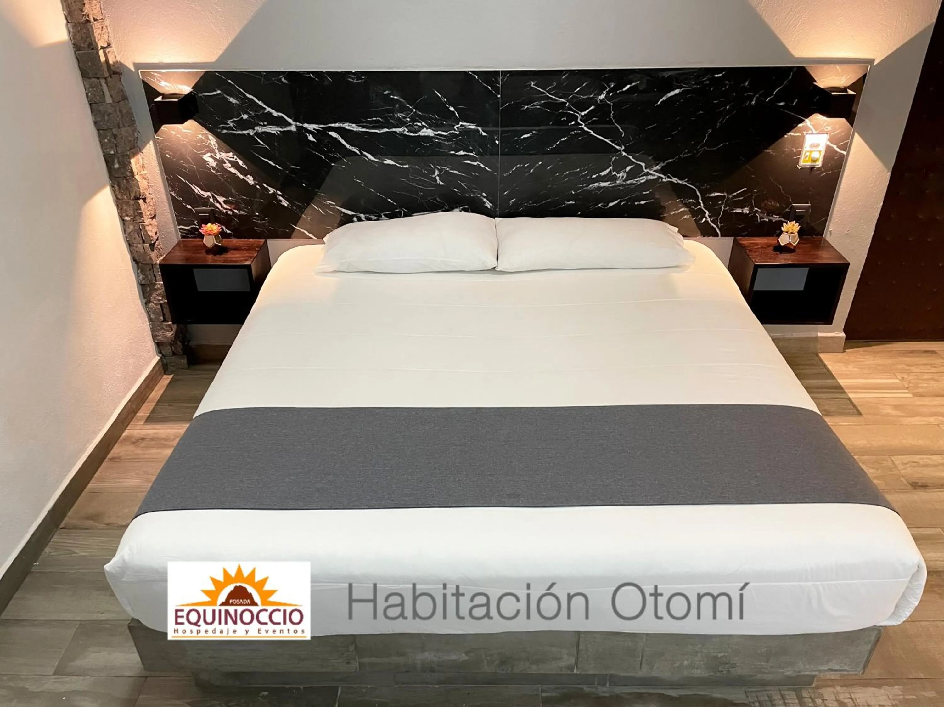 Bed in Posada Equinoccio