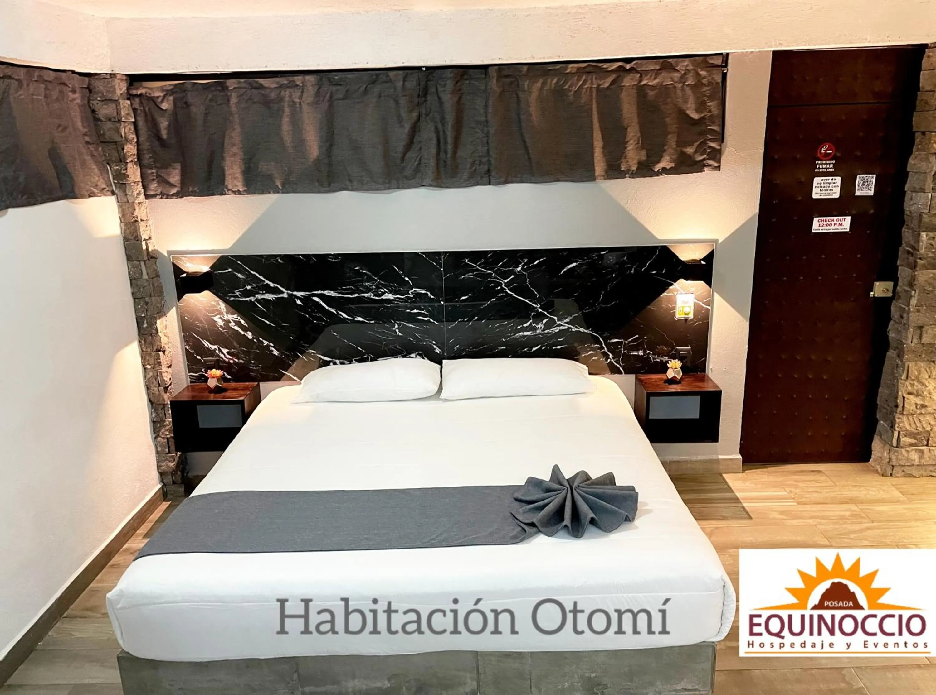 Bed in Posada Equinoccio