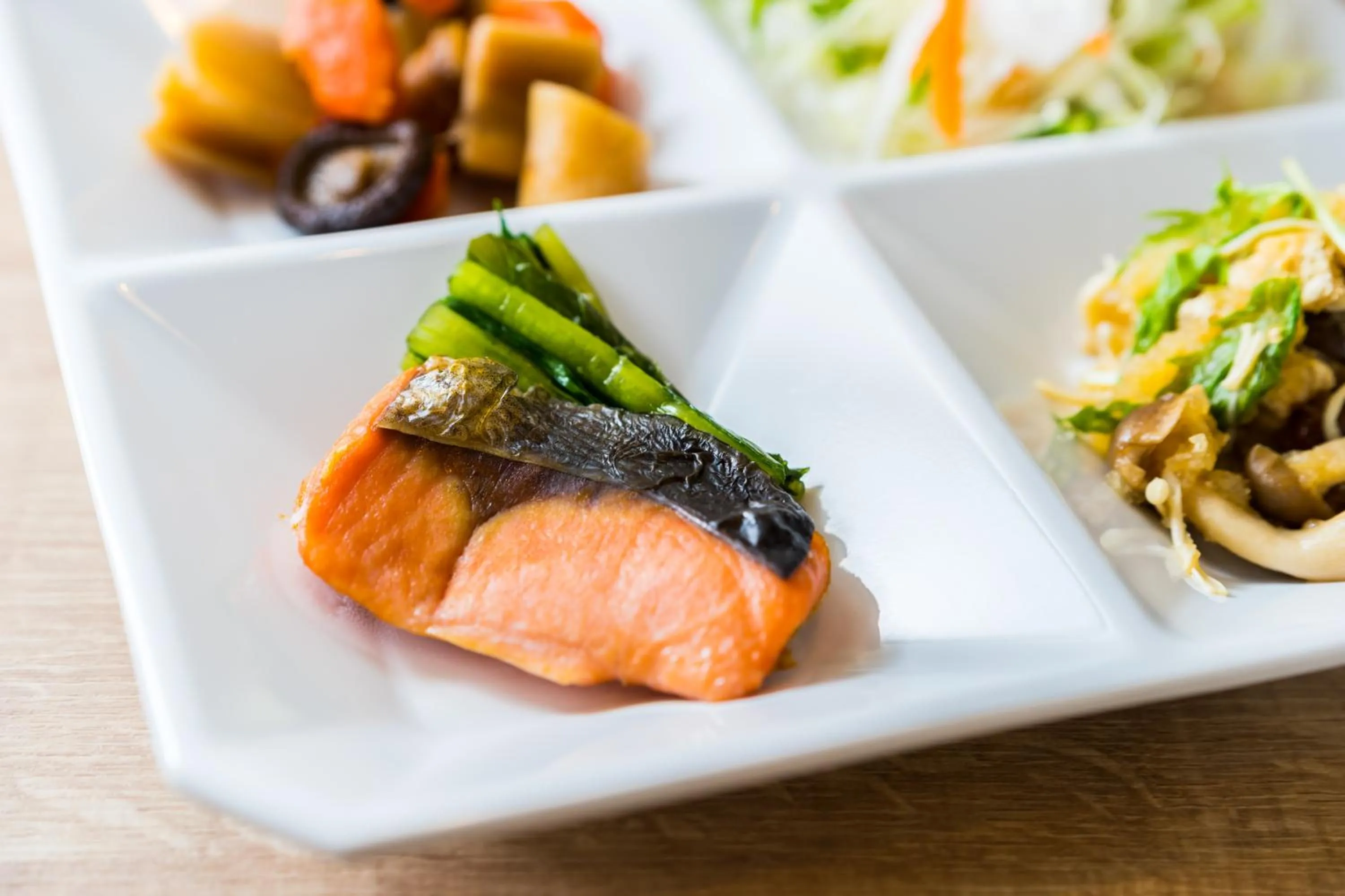 Buffet breakfast in SUPERHOTEL Matsumoto Oshiroguchi