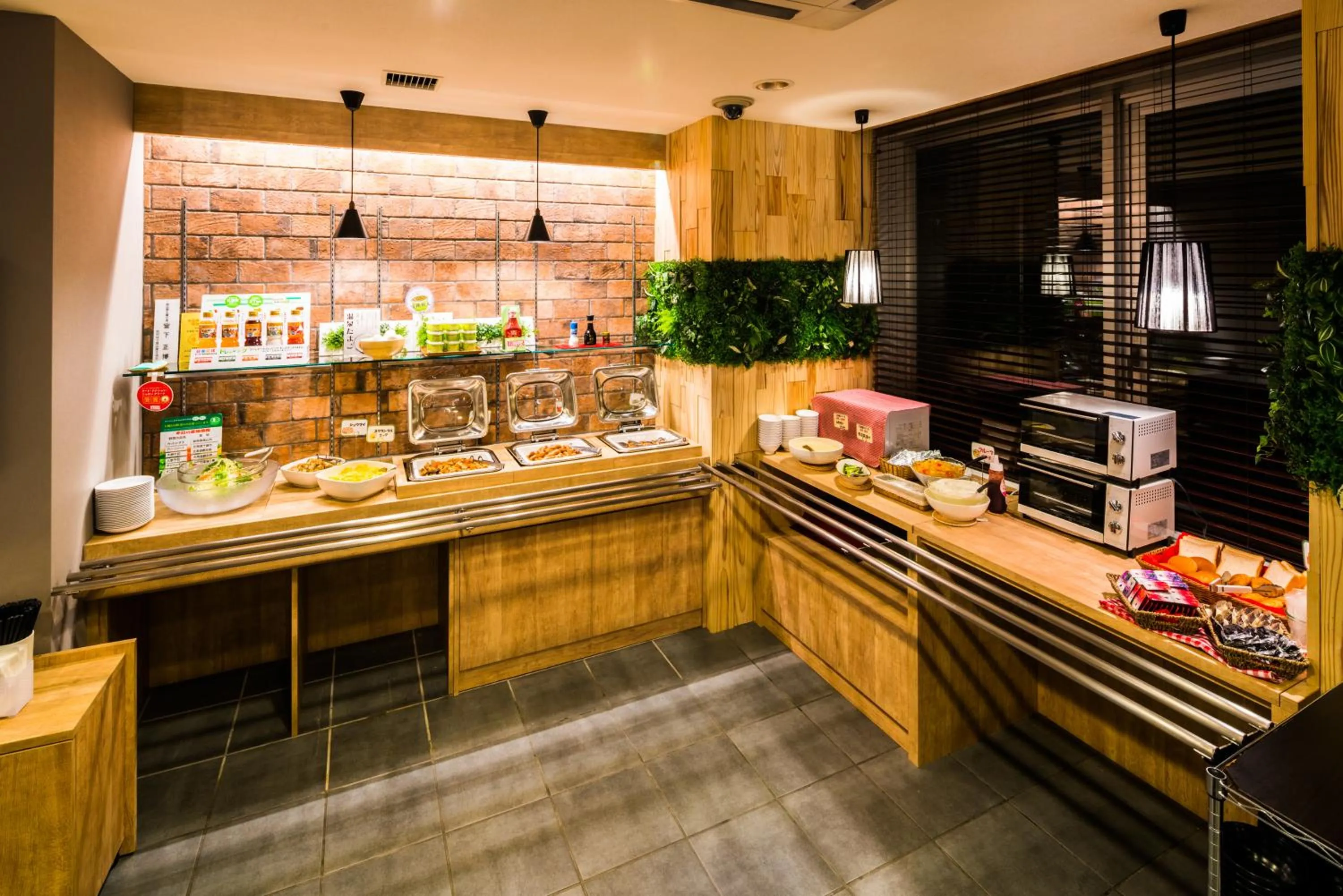 Buffet breakfast in SUPERHOTEL Matsumoto Oshiroguchi