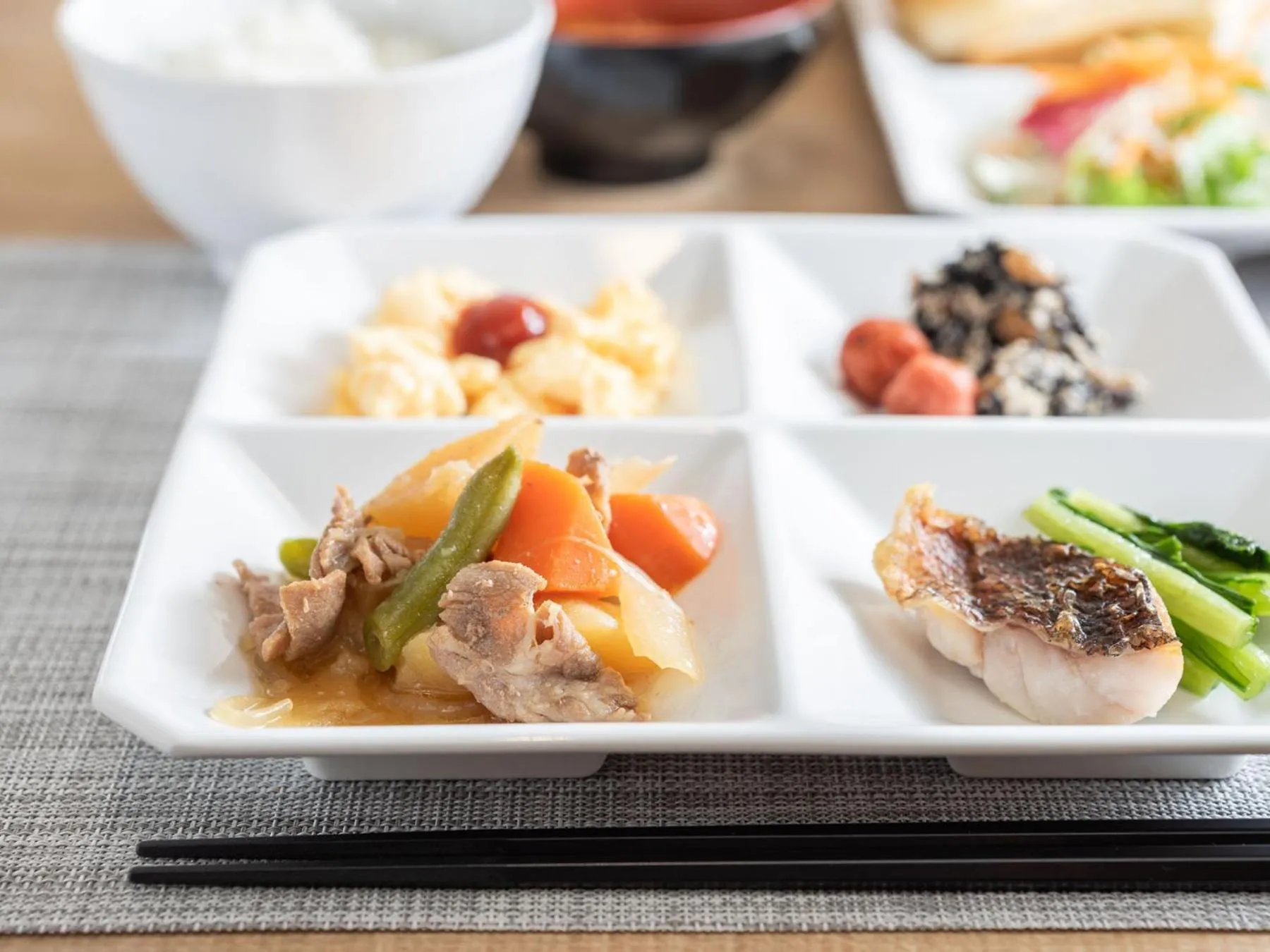 Breakfast in SUPERHOTEL Matsumoto Oshiroguchi