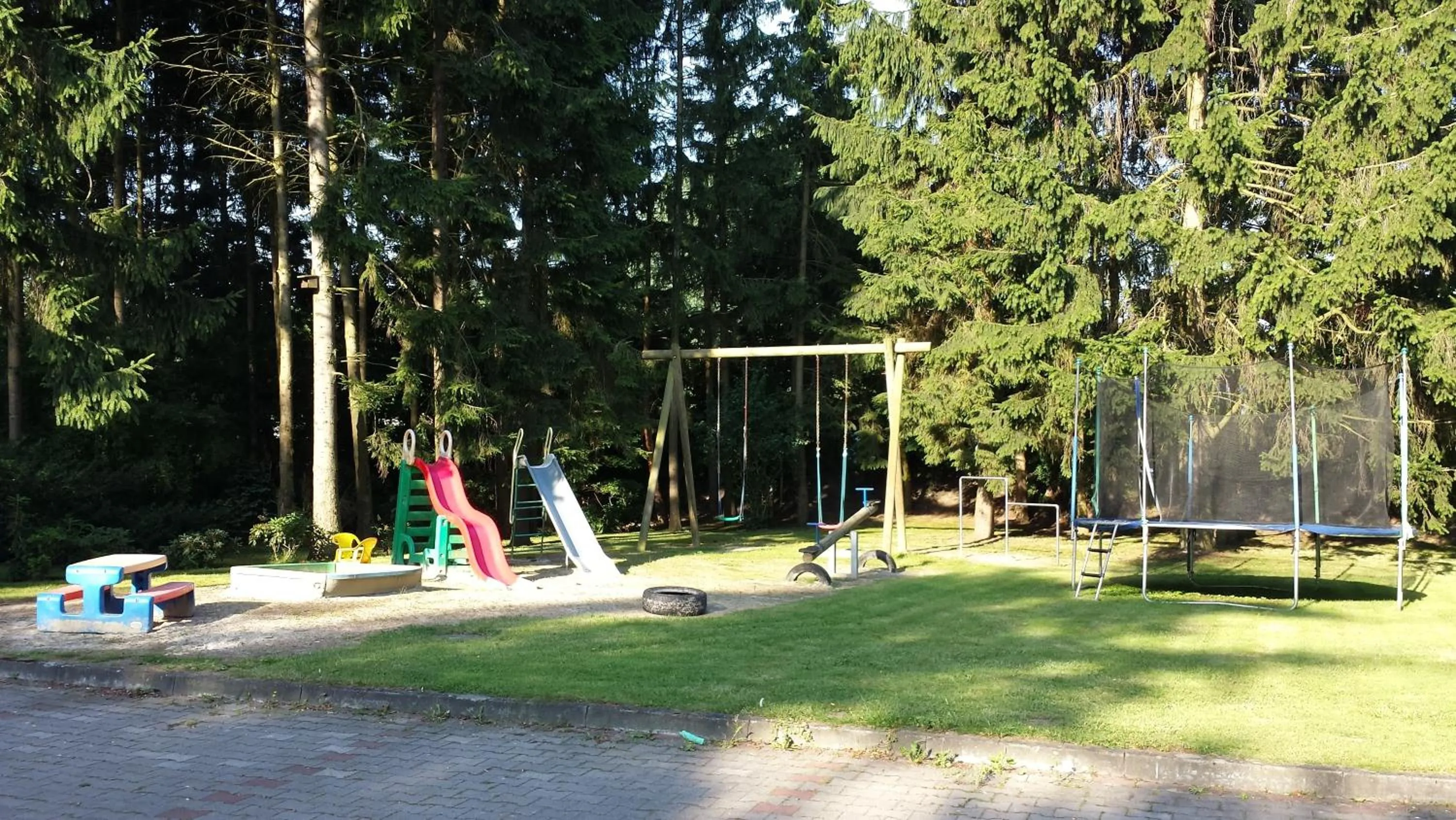 Children play ground in Hotel Restaurant Am Pfauenhof