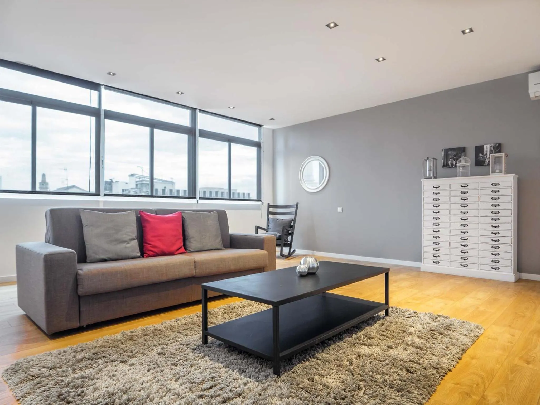 Living room in Rent Top Apartments Rambla Catalunya