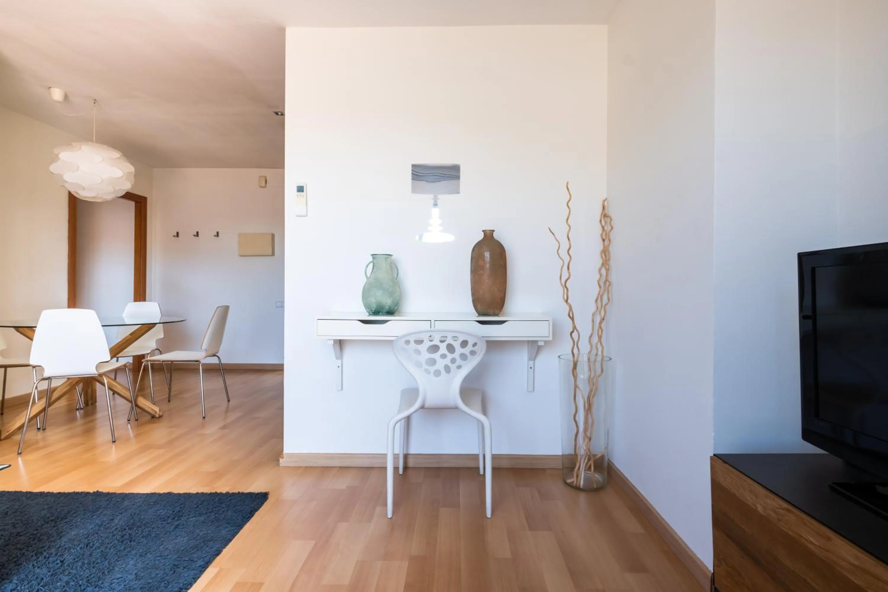 Living room in Rent Top Apartments Rambla Catalunya