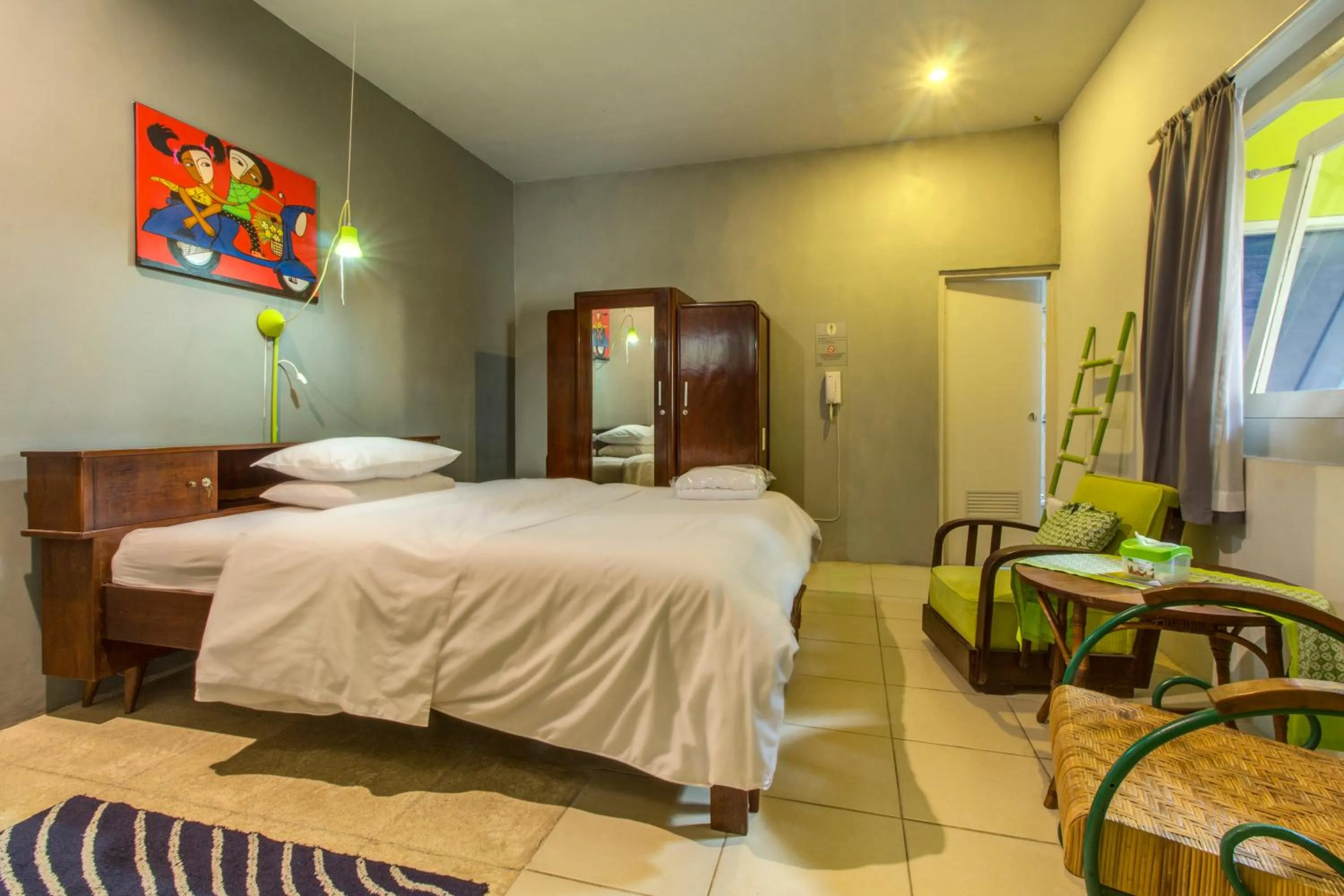 Bed in Jeng Tini Guest House