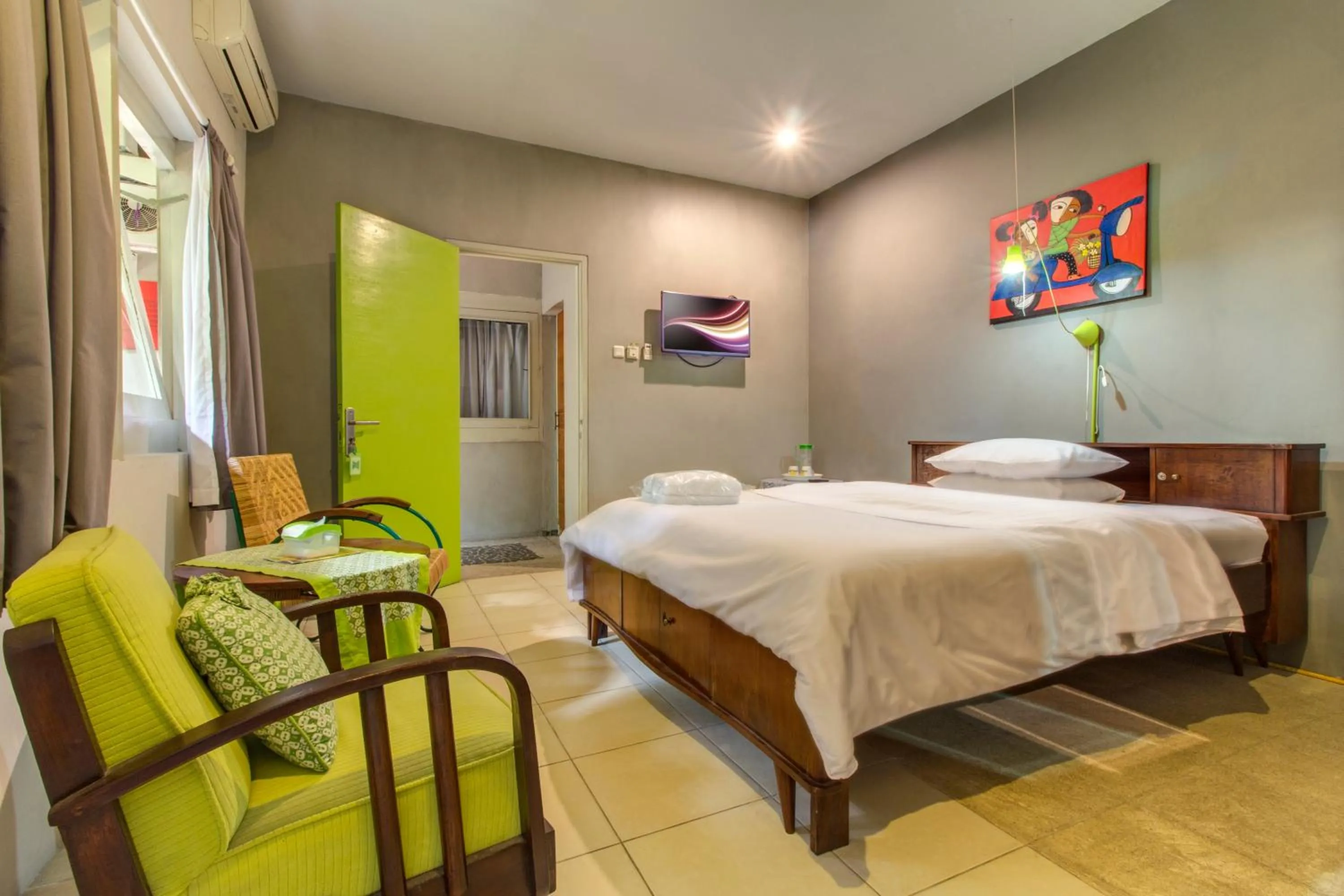 Bed in Jeng Tini Guest House